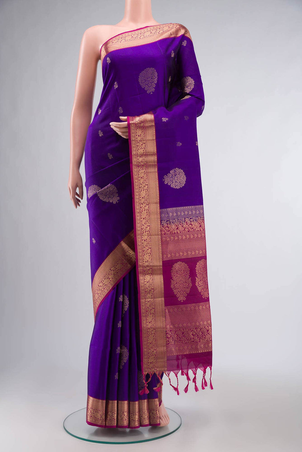 Violet Soft Silk Saree