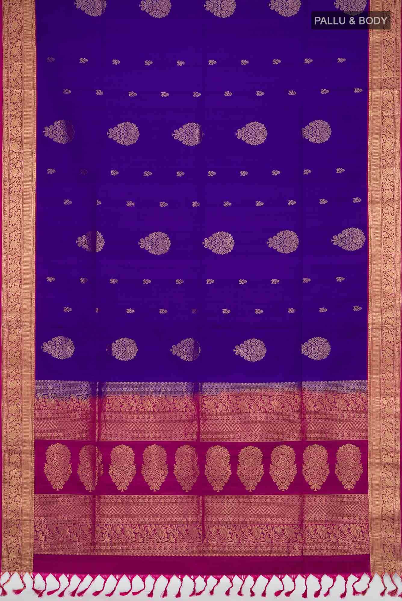 Violet Soft Silk Saree