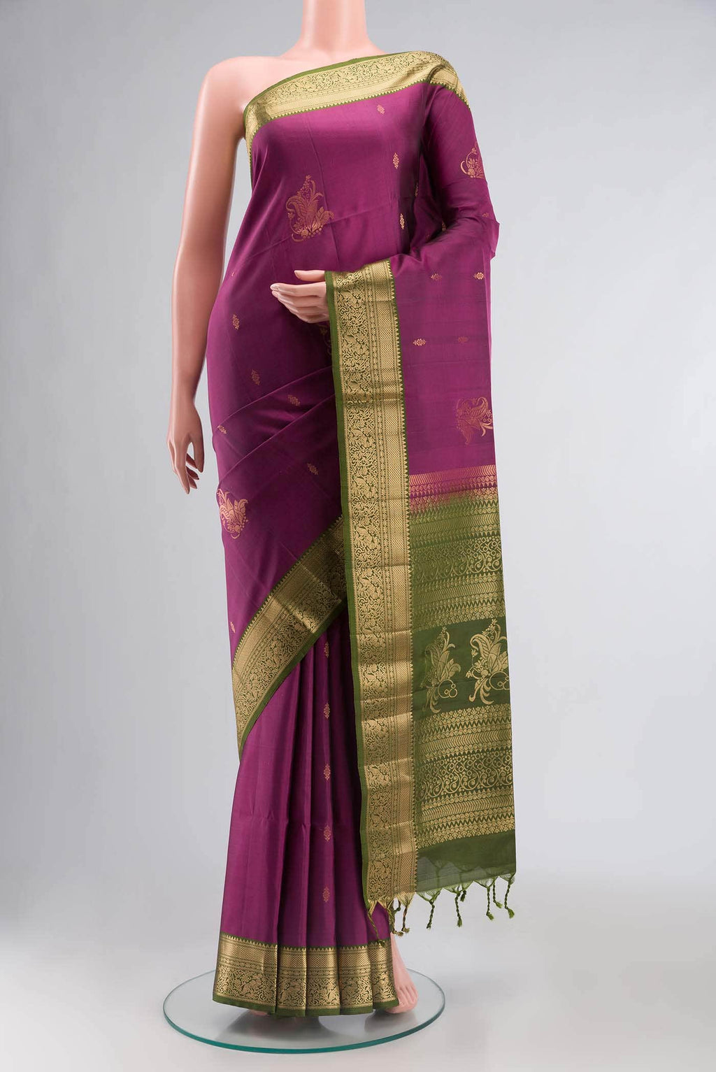 Magenta Soft Silk Saree