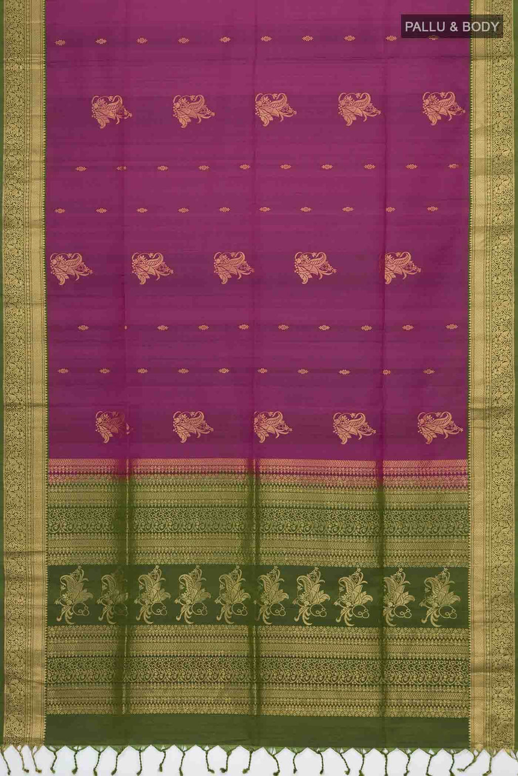 Magenta Soft Silk Saree