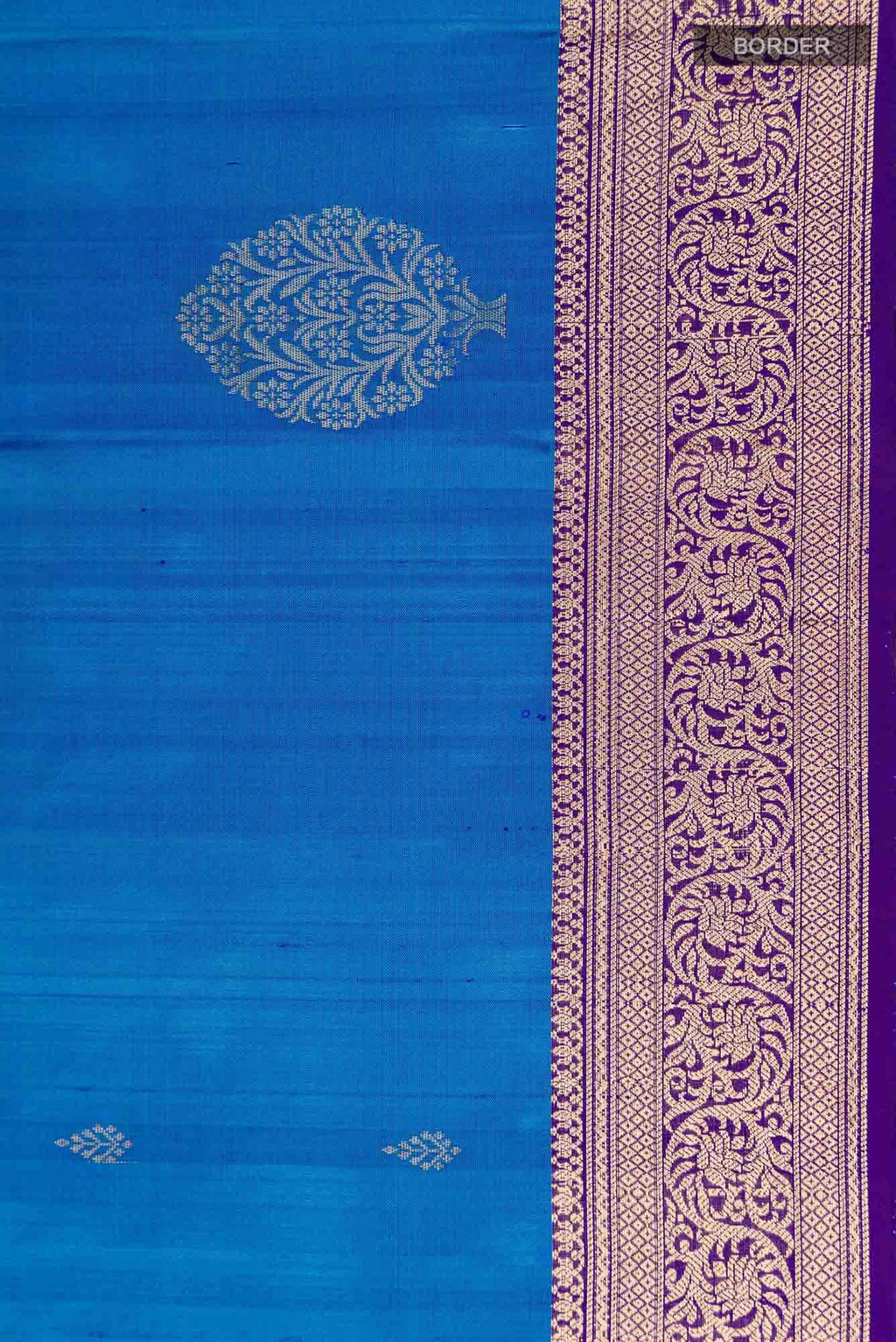 Blue Soft Silk Saree