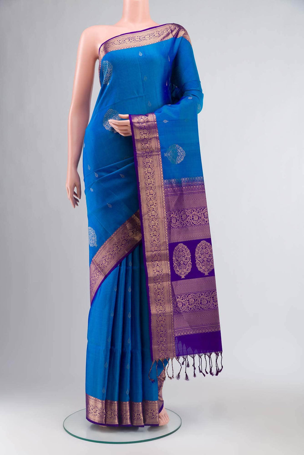 Blue Soft Silk Saree