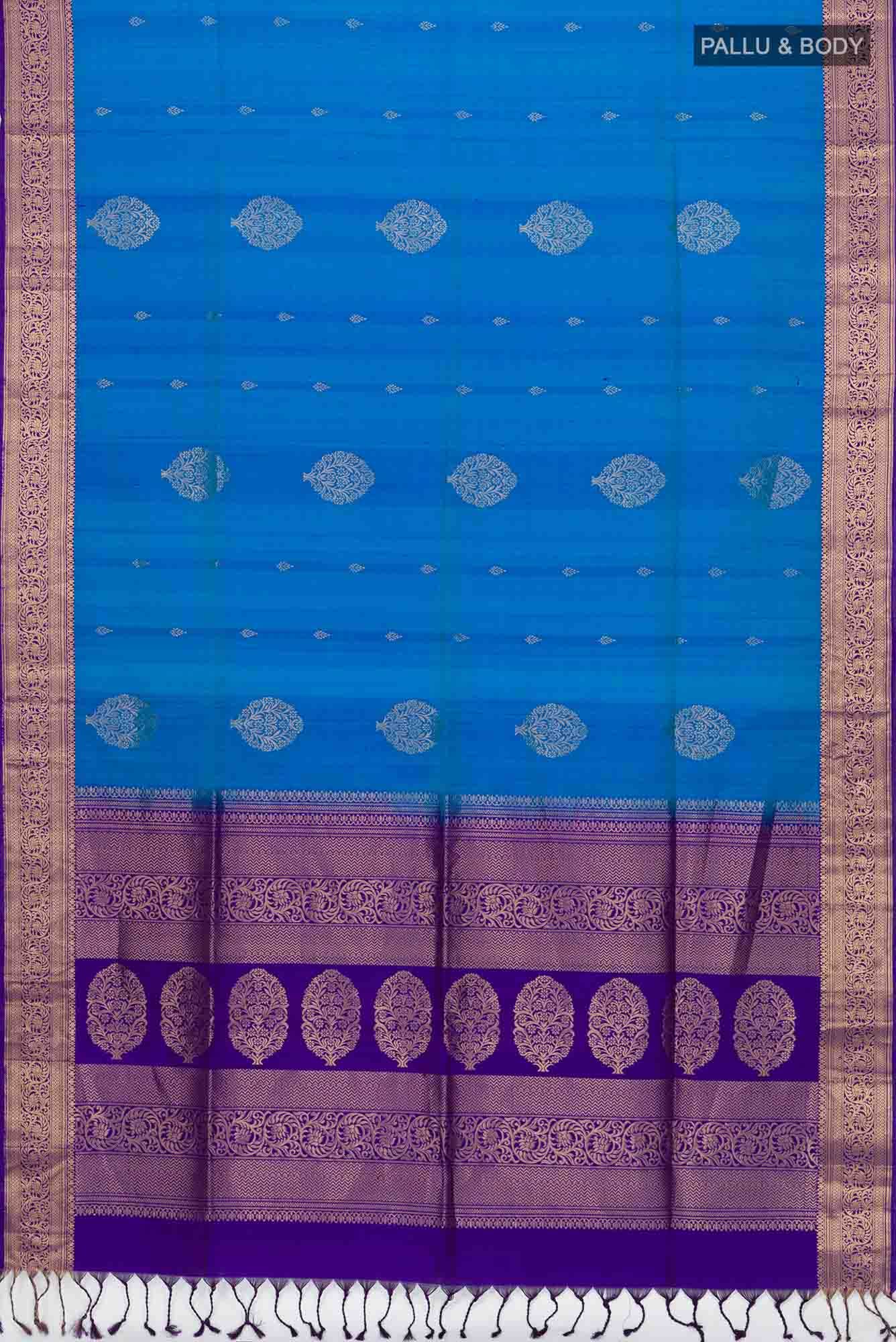 Blue Soft Silk Saree