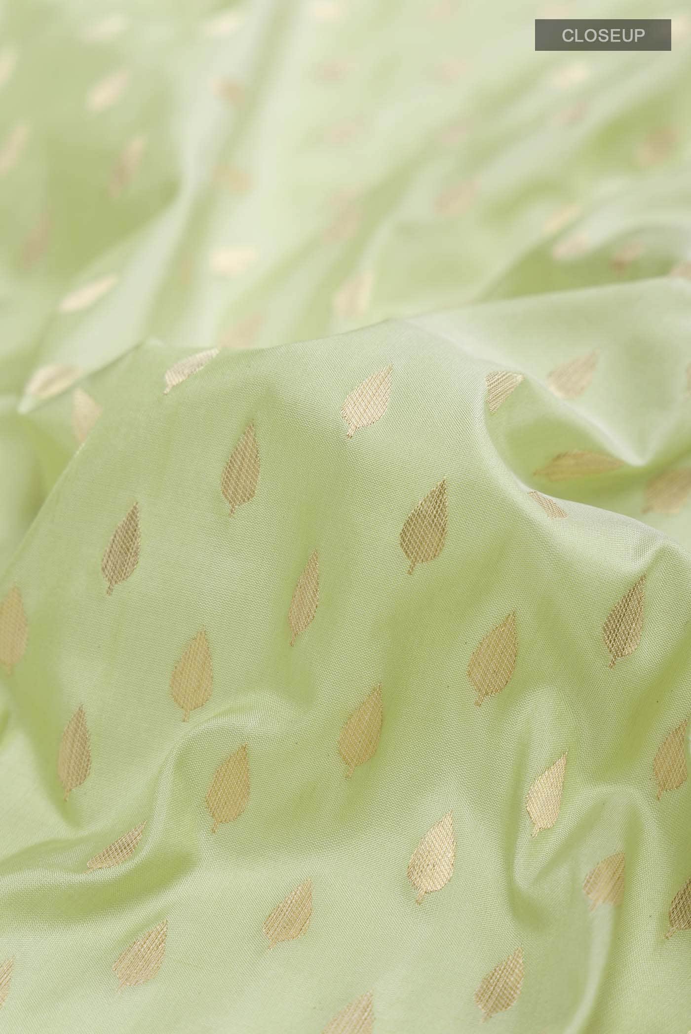 Light Green Banarasi Silk Saree