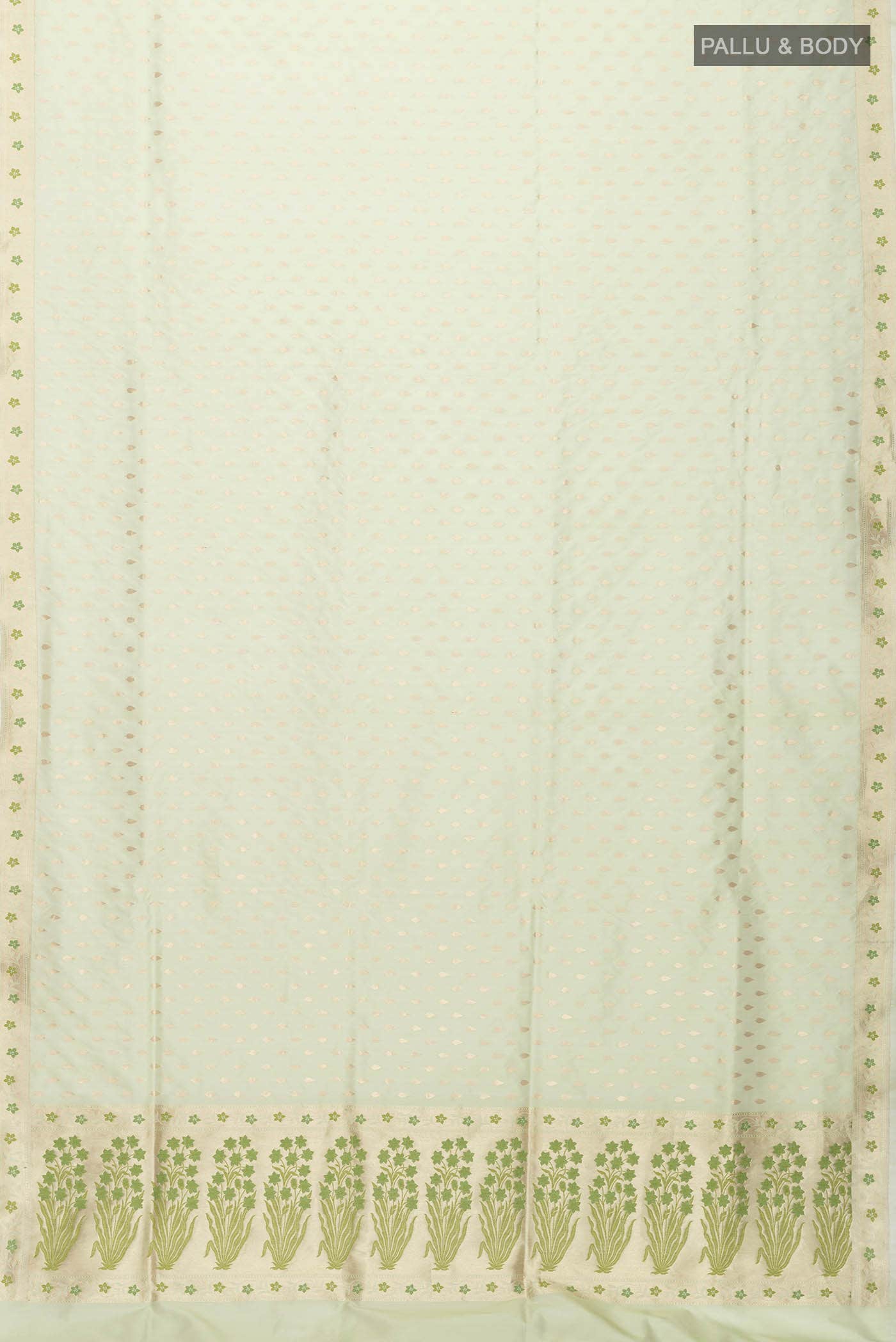 Light Green Banarasi Silk Saree