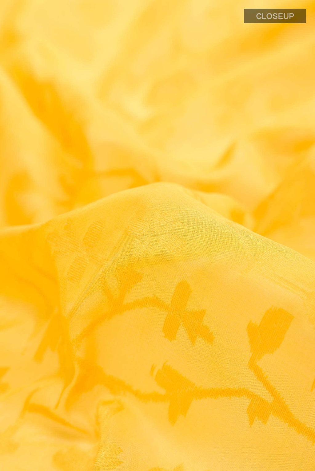 Yellow Banarasi Silk Saree
