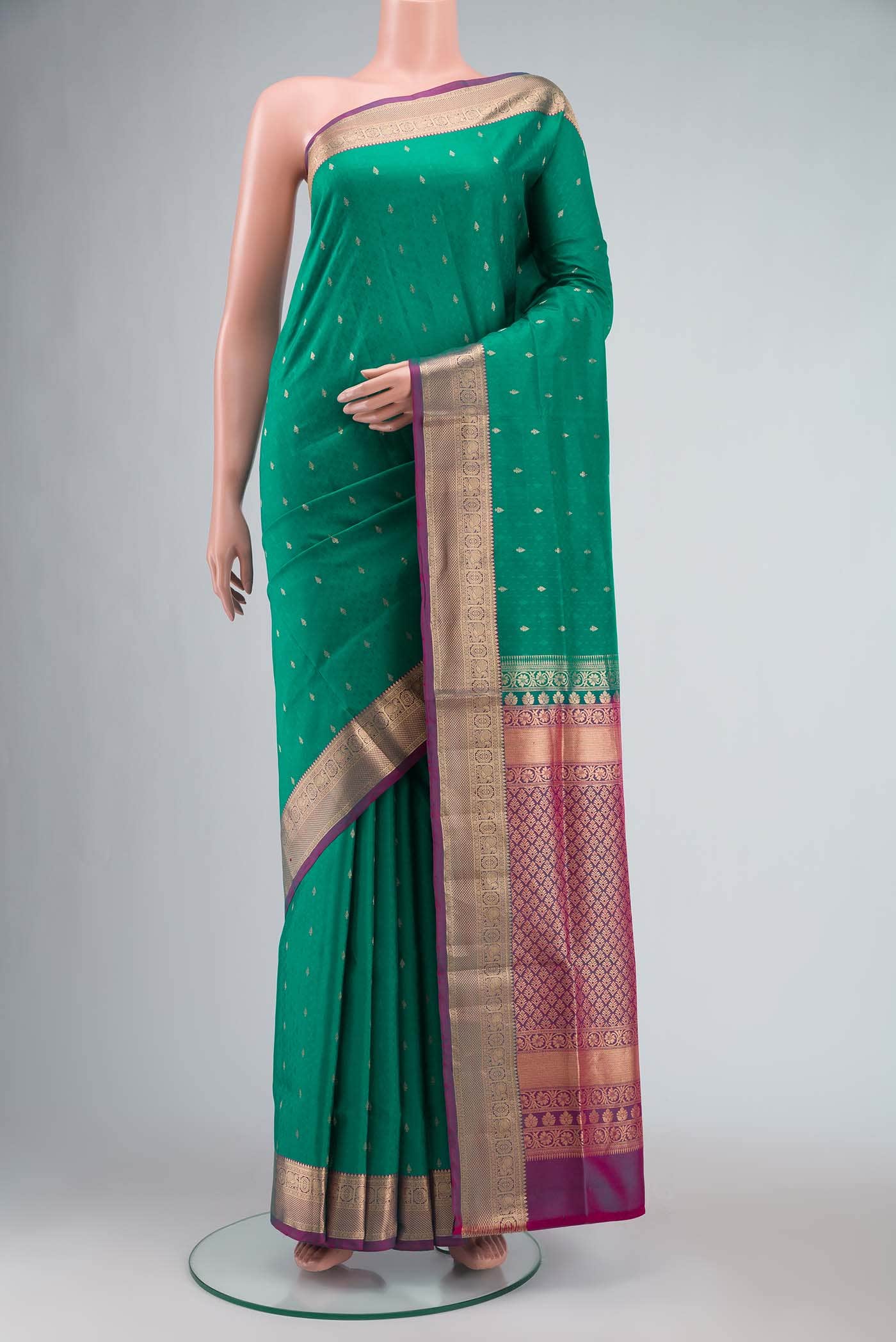 Green Soft Silk Saree