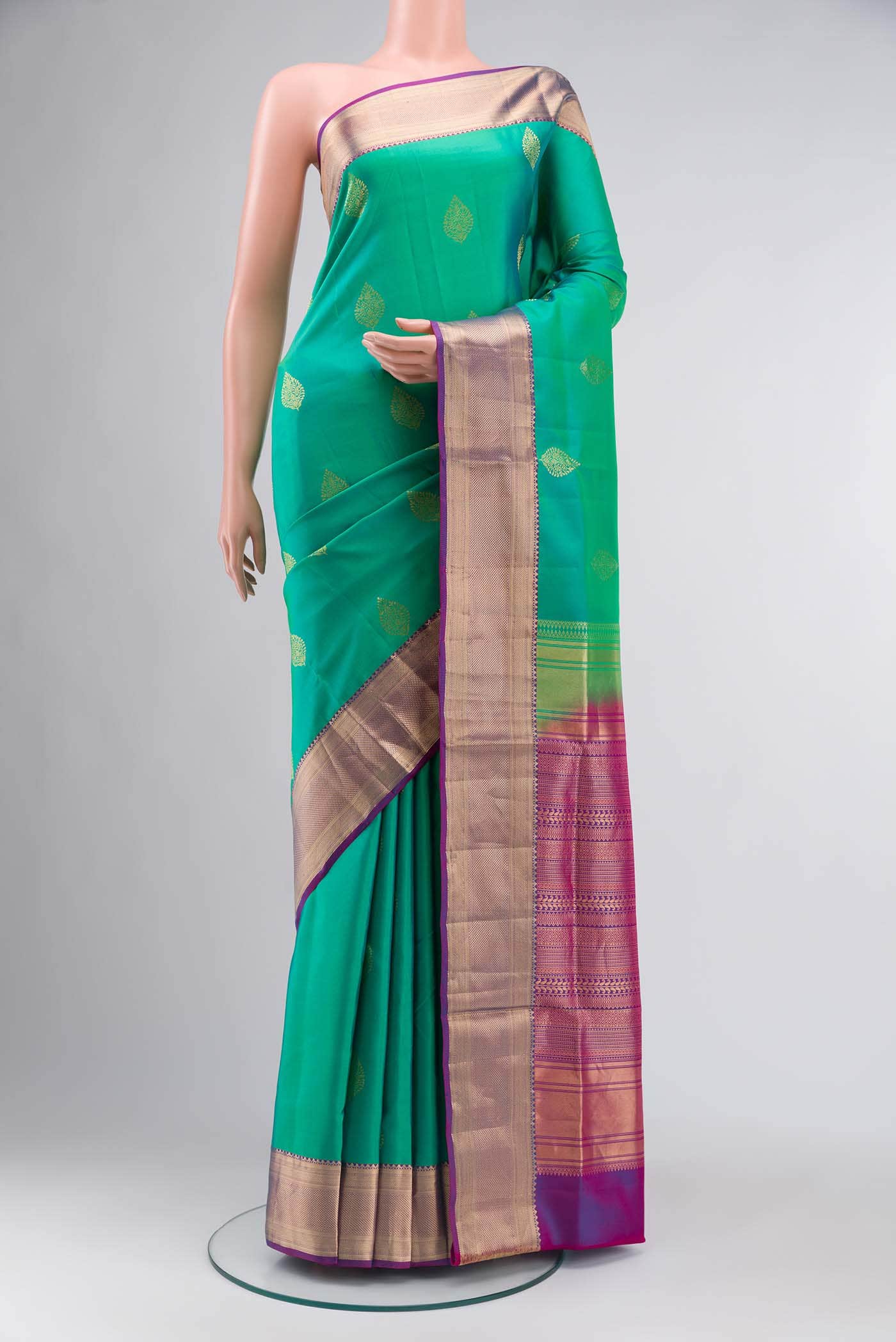 Green Soft Silk Saree
