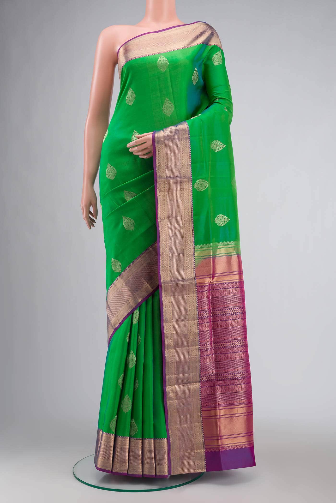 Green Soft Silk Saree