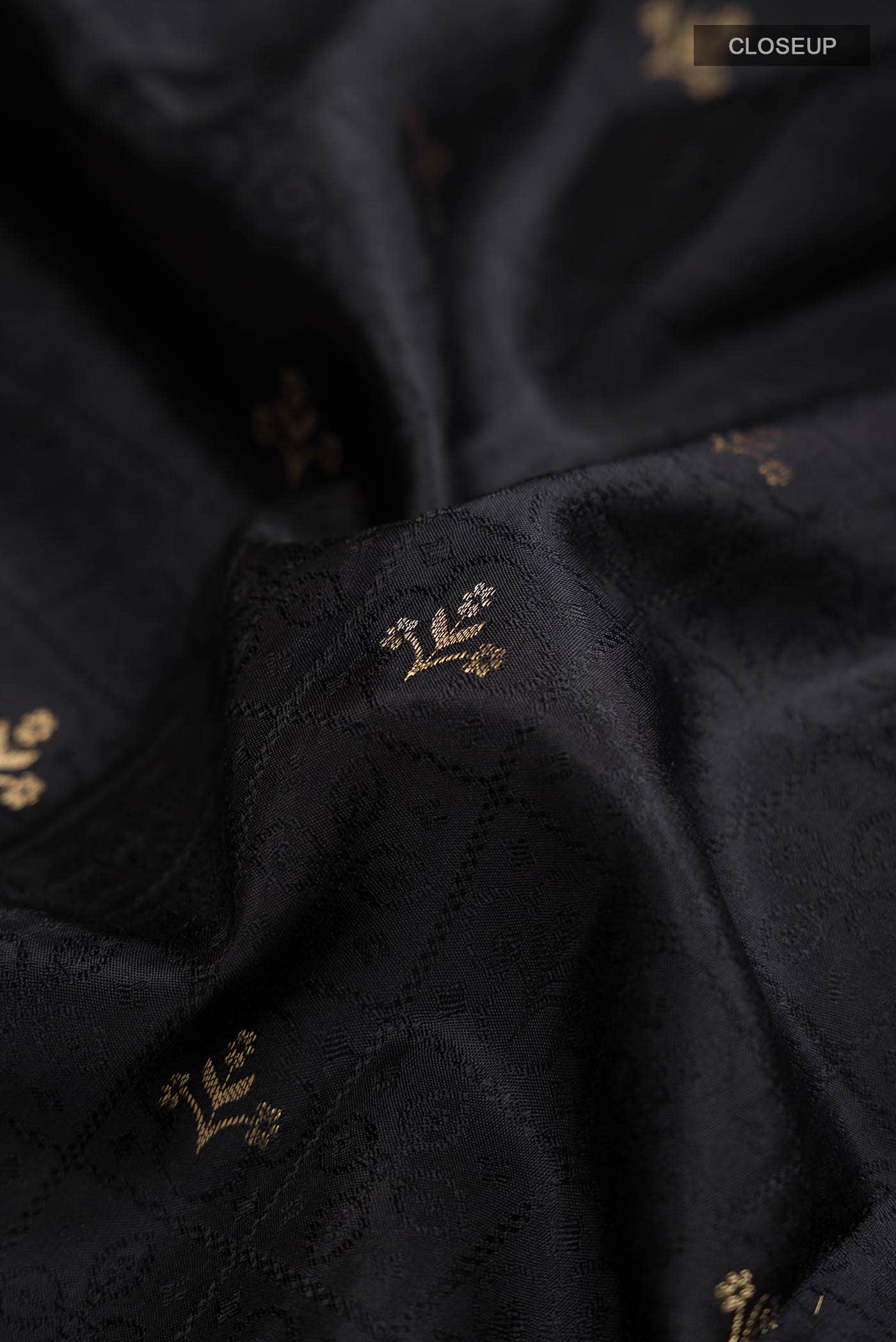 Black Soft Silk Saree