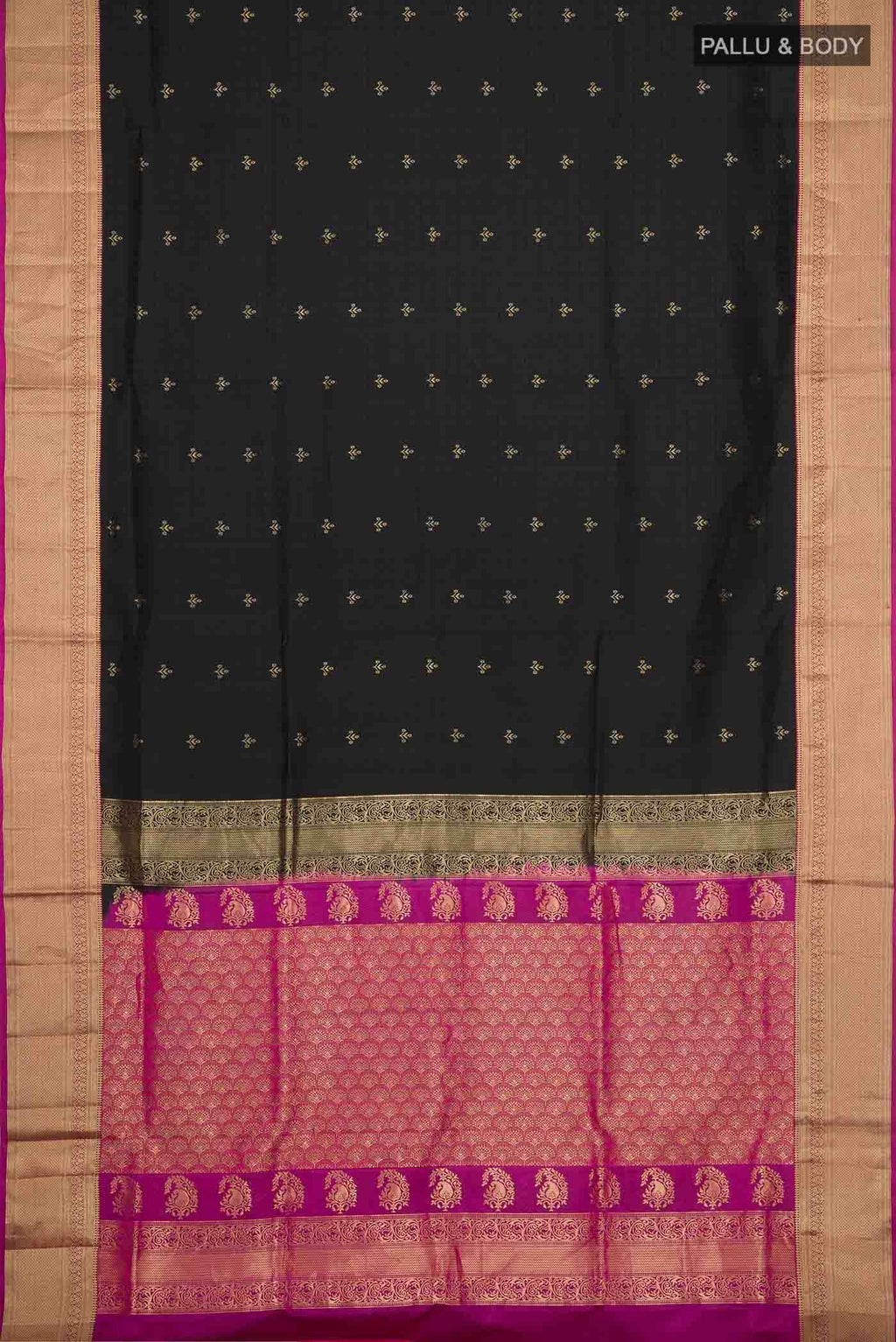 Black Soft Silk Saree