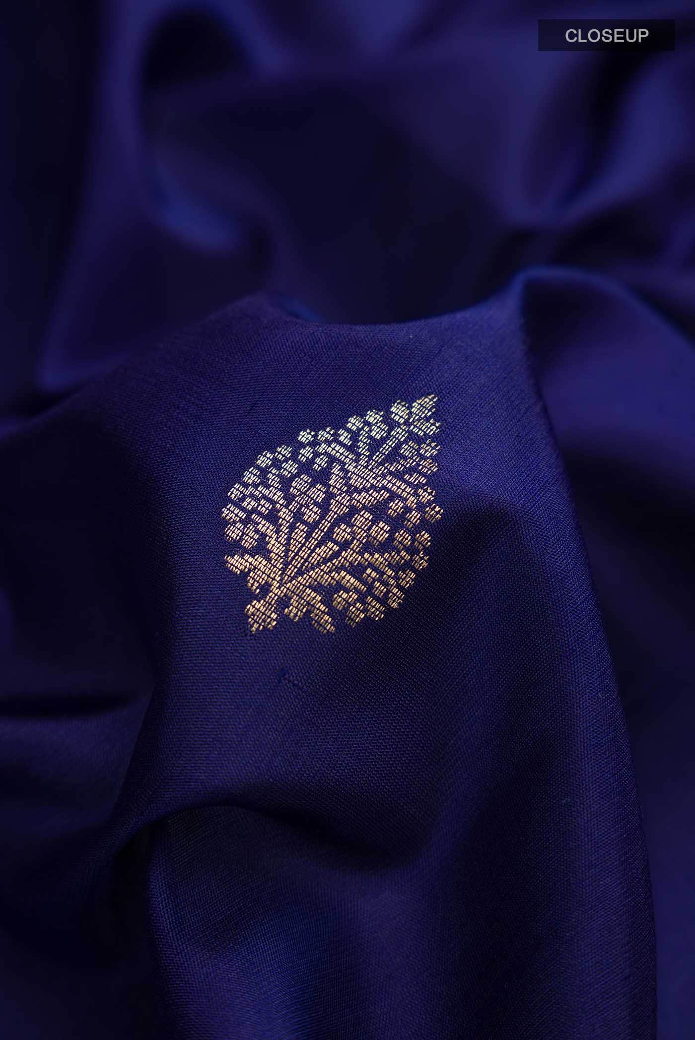 Navy Blue Soft Silk Saree