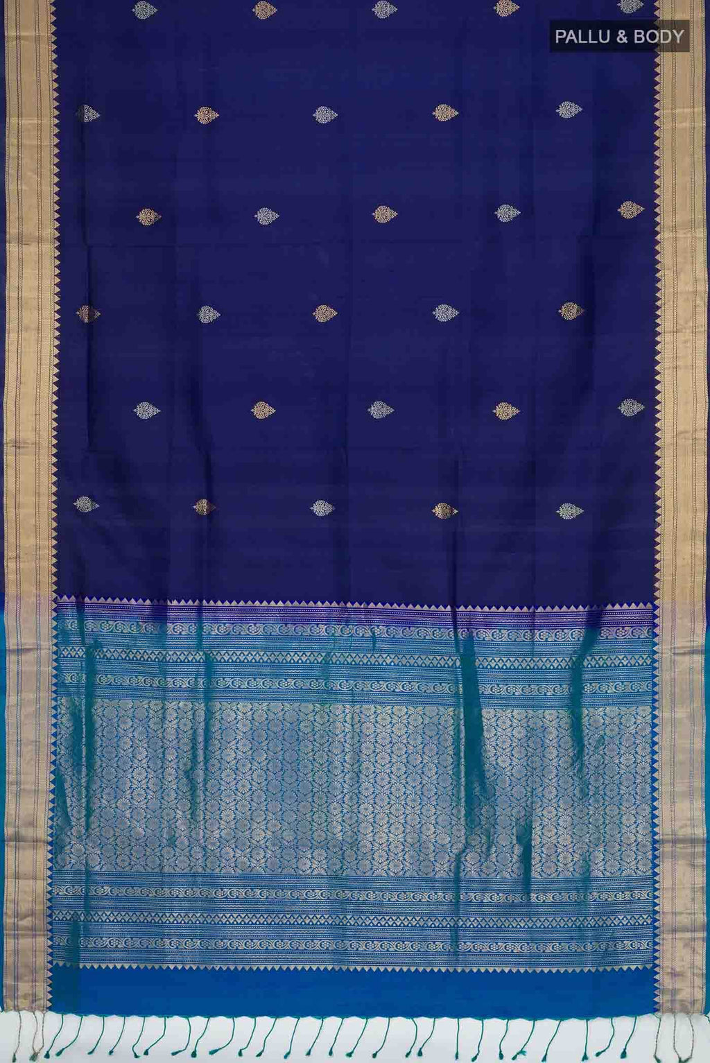 Navy Blue Soft Silk Saree