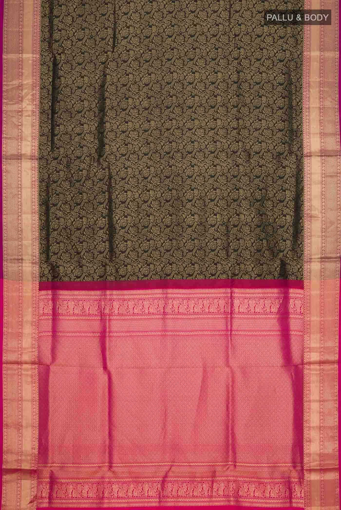 Black Soft Silk Saree
