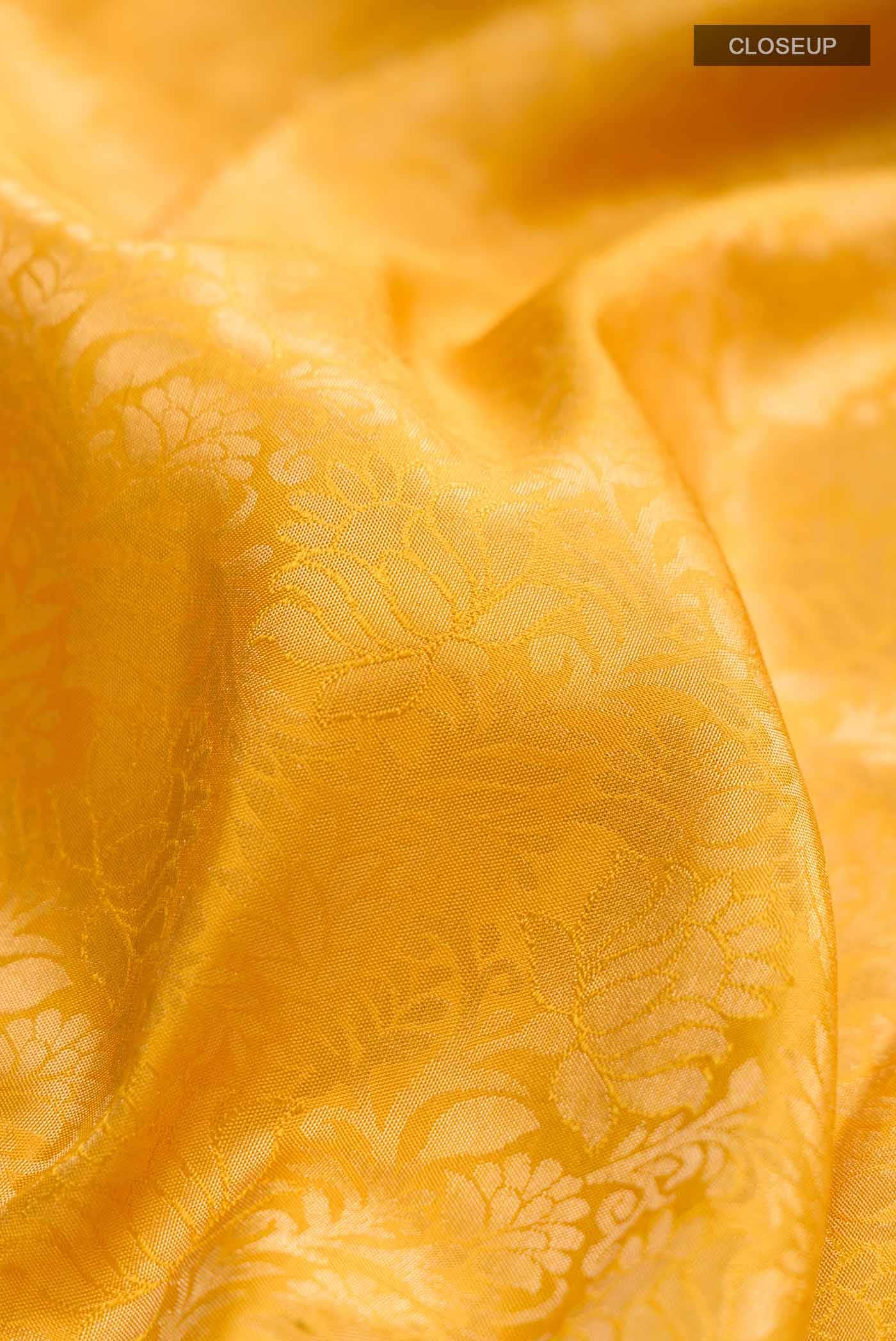Yellow Soft Silk Saree