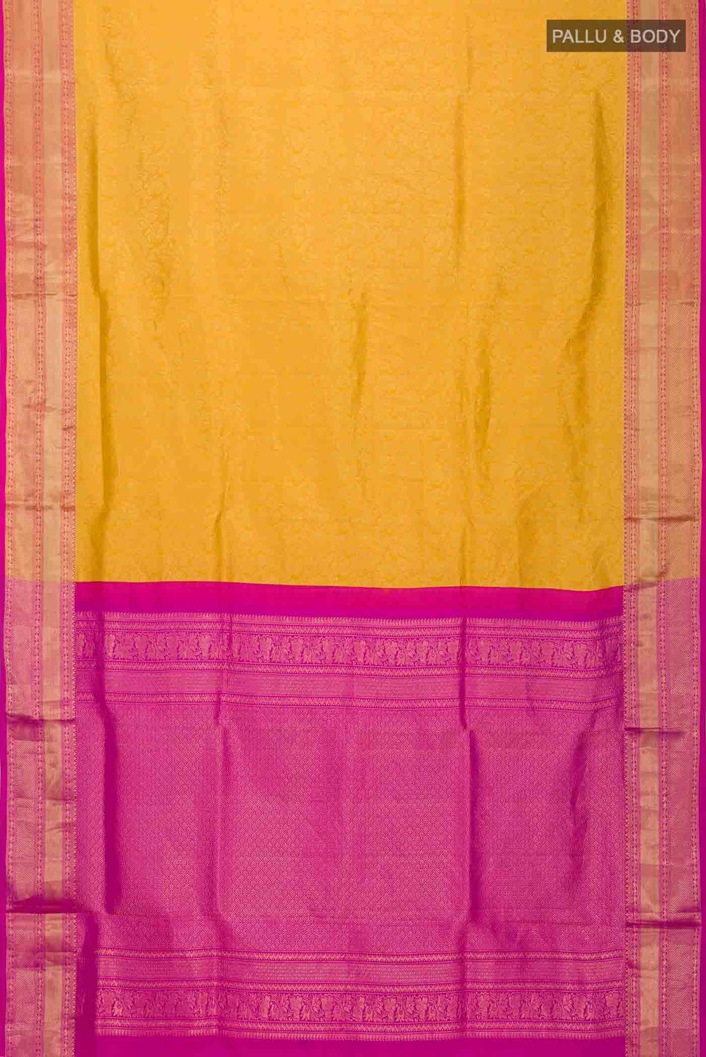 Yellow Soft Silk Saree