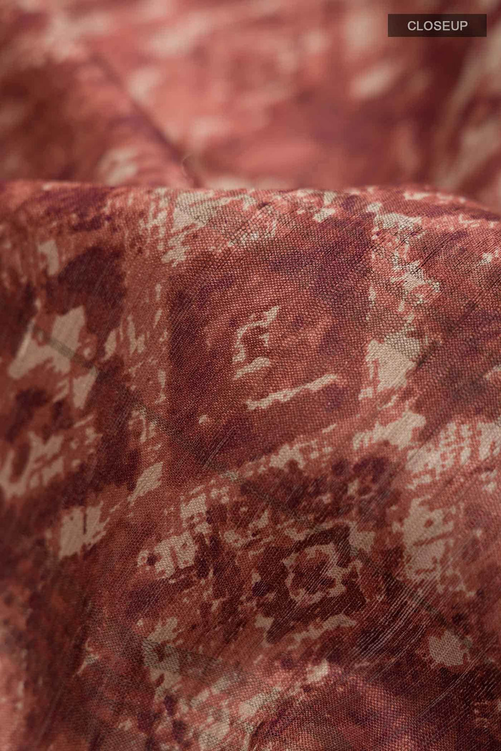 Brown Tussar Silk Saree