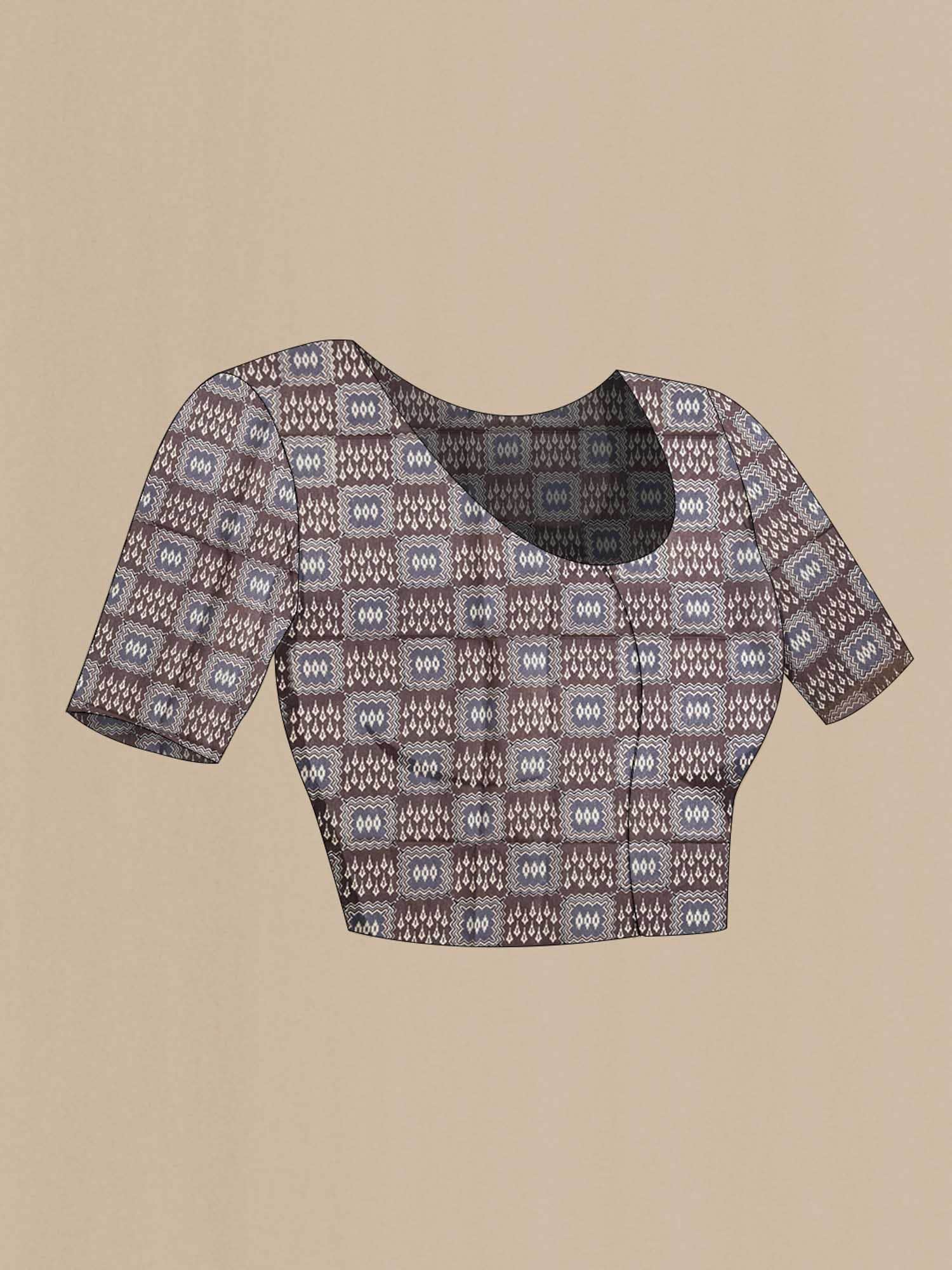 Beige Bhagalpuri Tussar Silk Saree