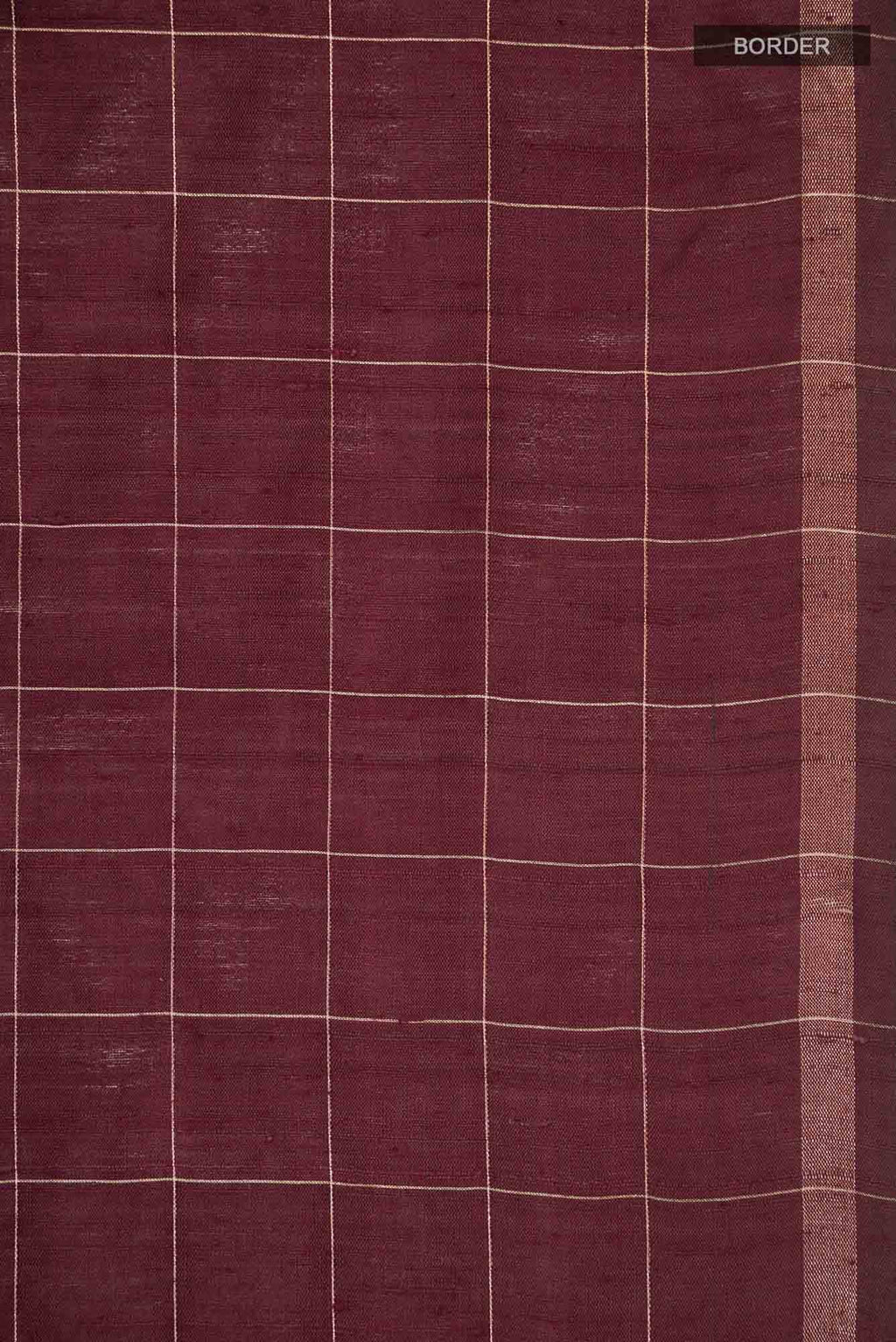 Brown Bhagalpuri Tussar Silk Saree