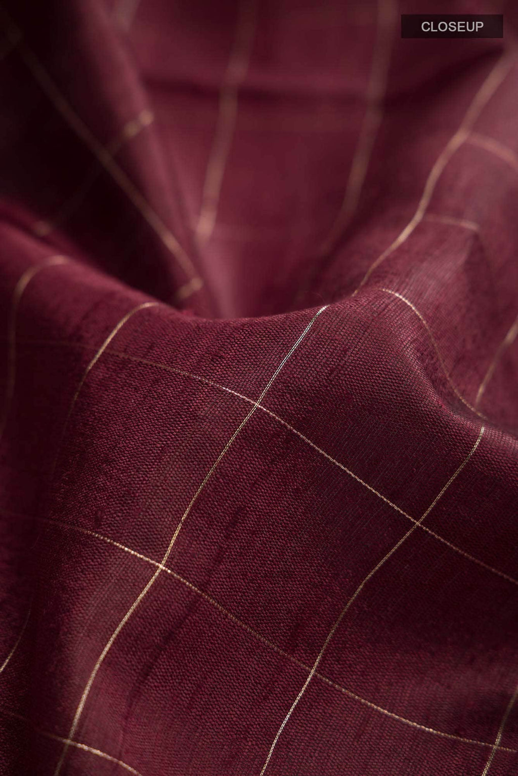 Brown Bhagalpuri Tussar Silk Saree