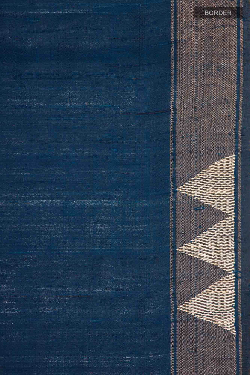 Blue Bhagalpuri Tussar Silk Saree