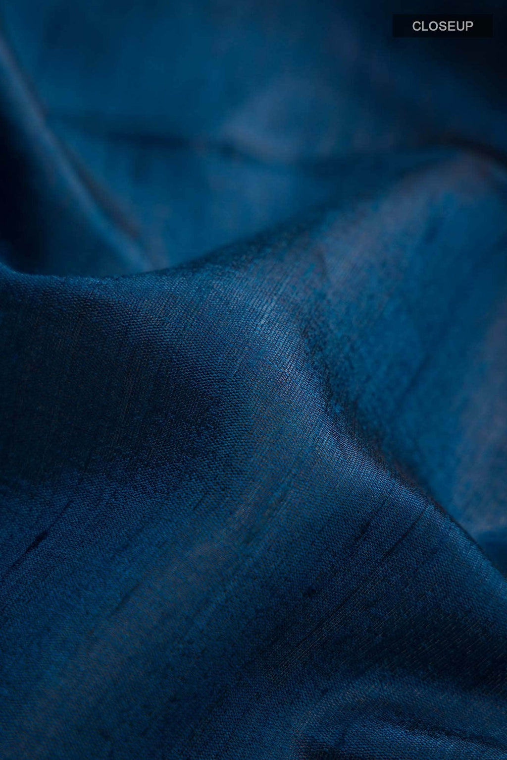 Blue Bhagalpuri Tussar Silk Saree