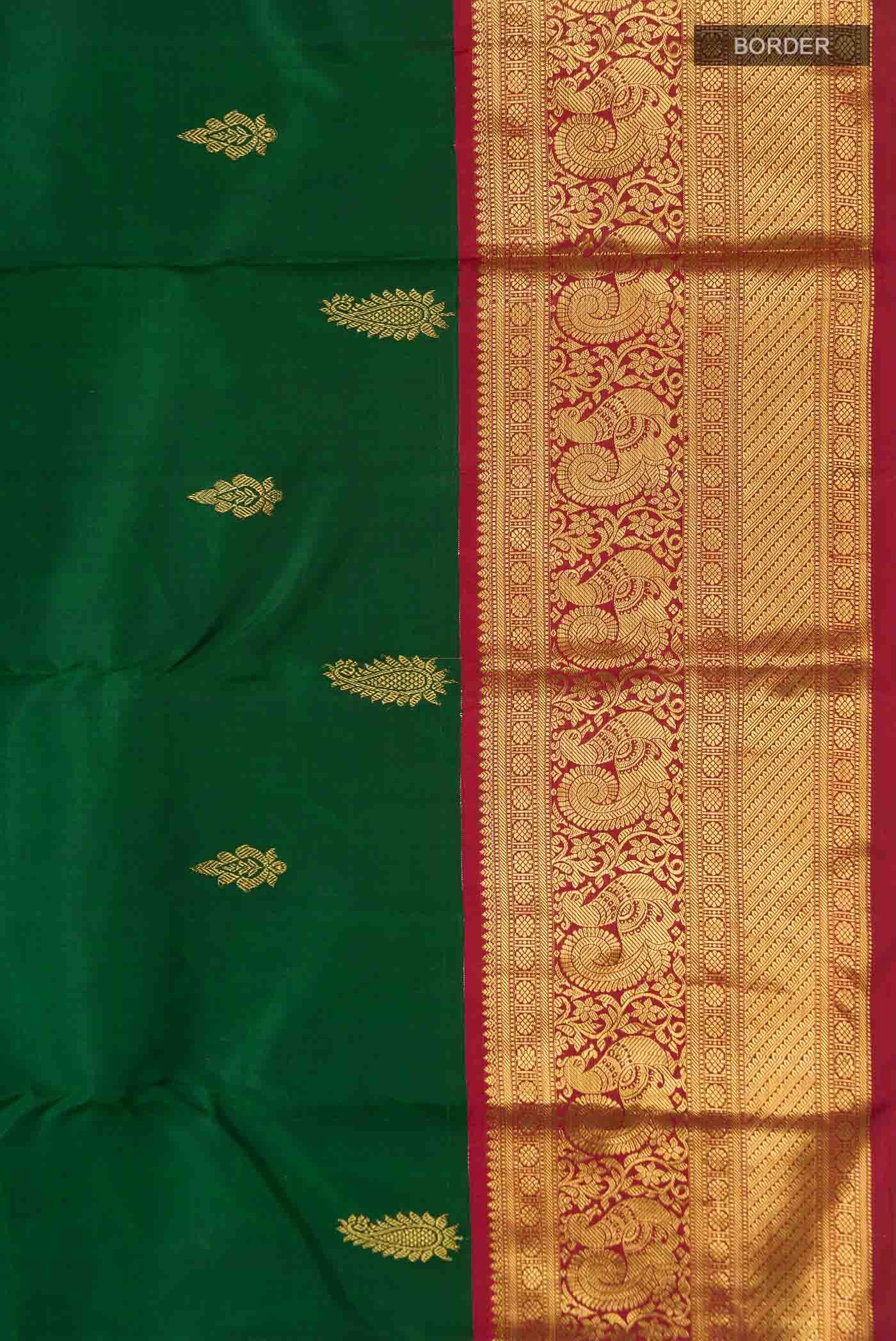 Green Kanchipuram Silk Saree