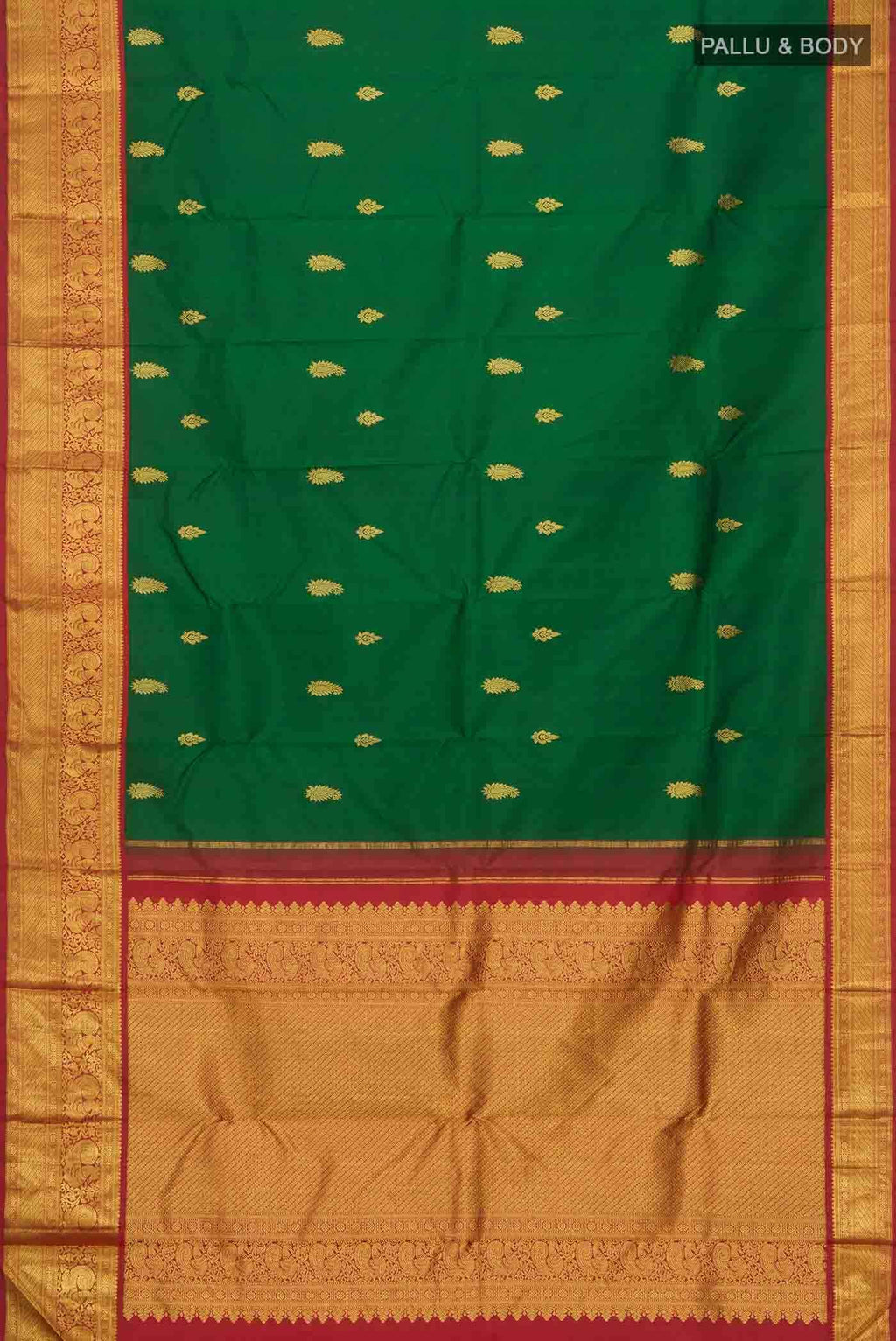 Green Kanchipuram Silk Saree