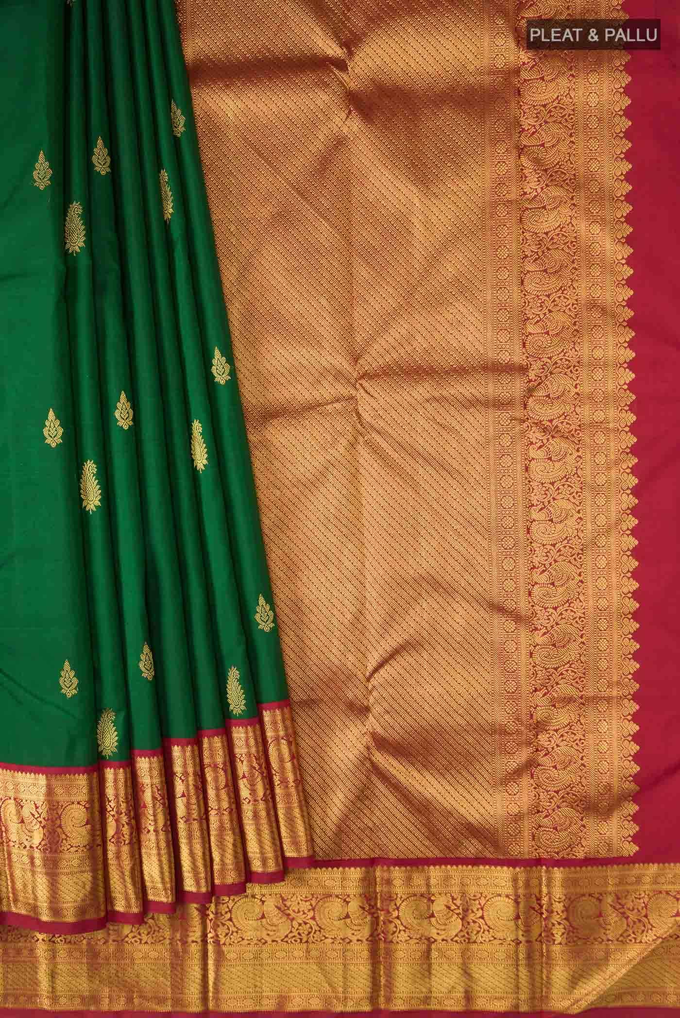 Green Kanchipuram Silk Saree