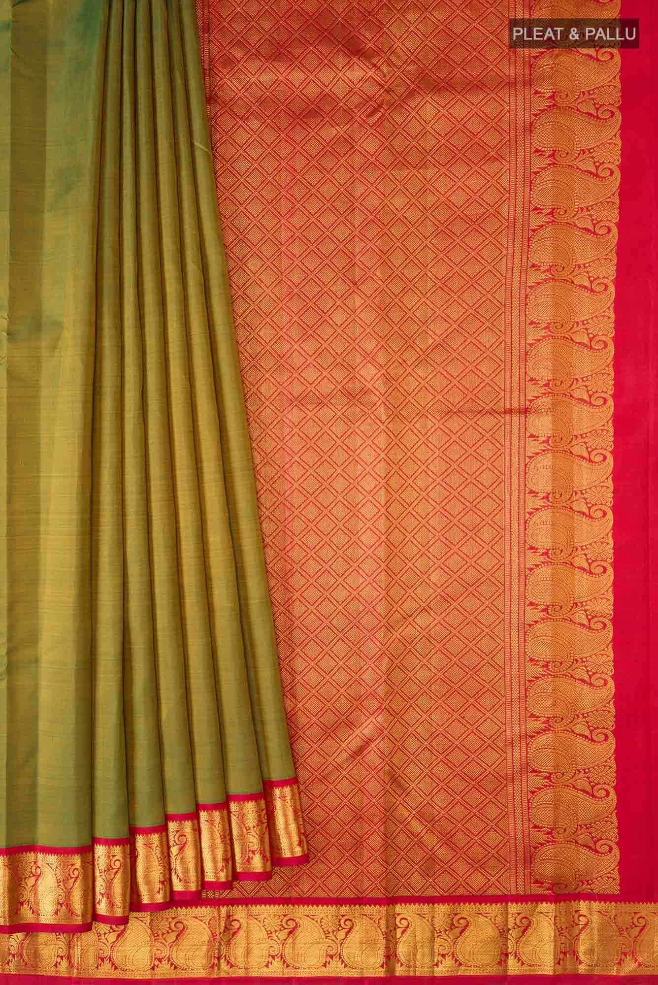 Green Kanchipuram Silk Saree