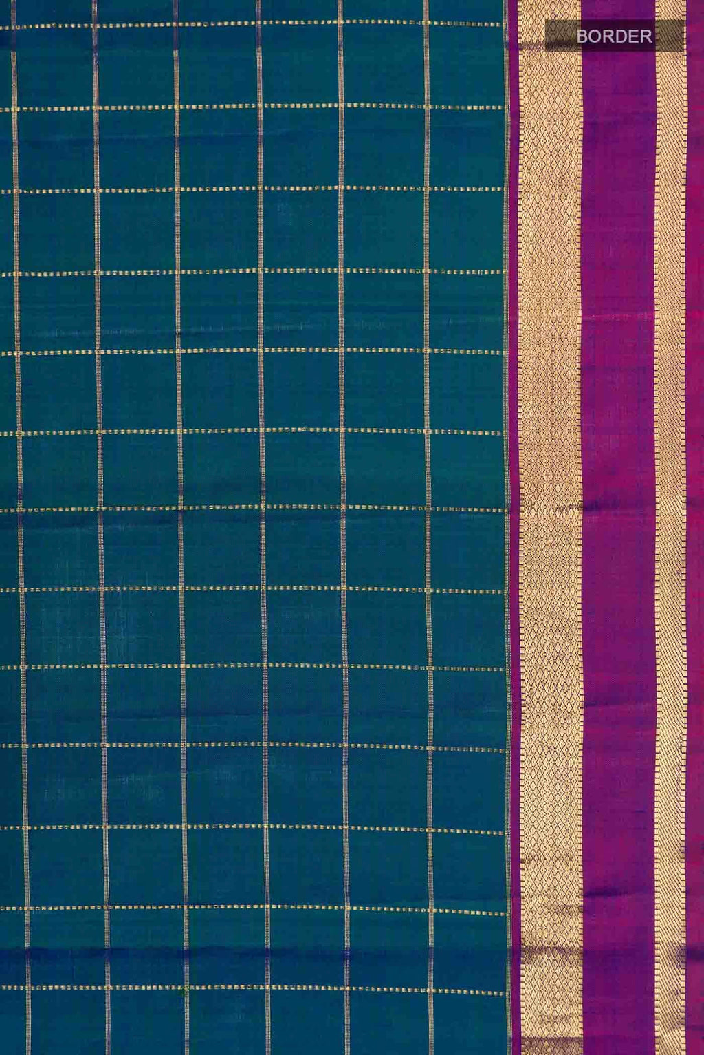 Blue Kanchipuram Silk Saree