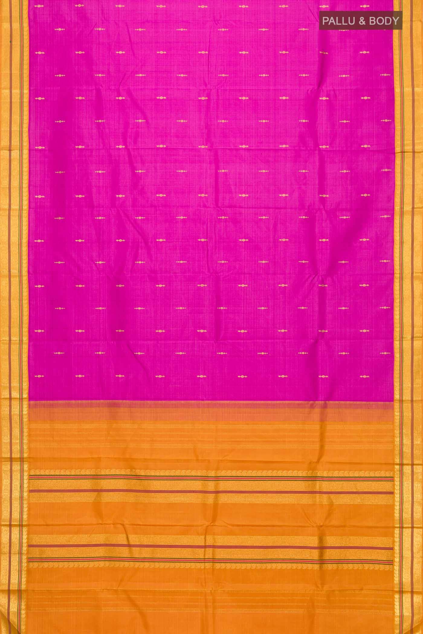 Pink Kanchipuram Silk Saree