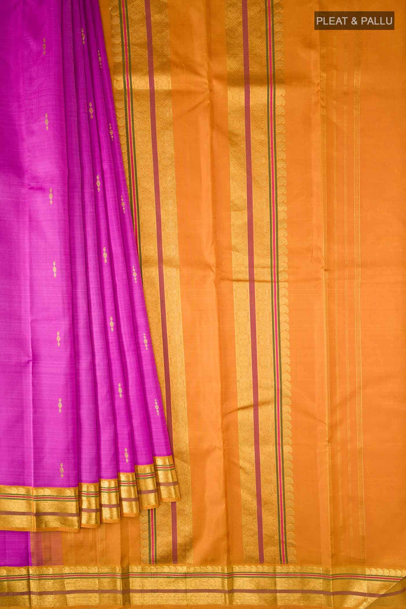 Pink Kanchipuram Silk Saree