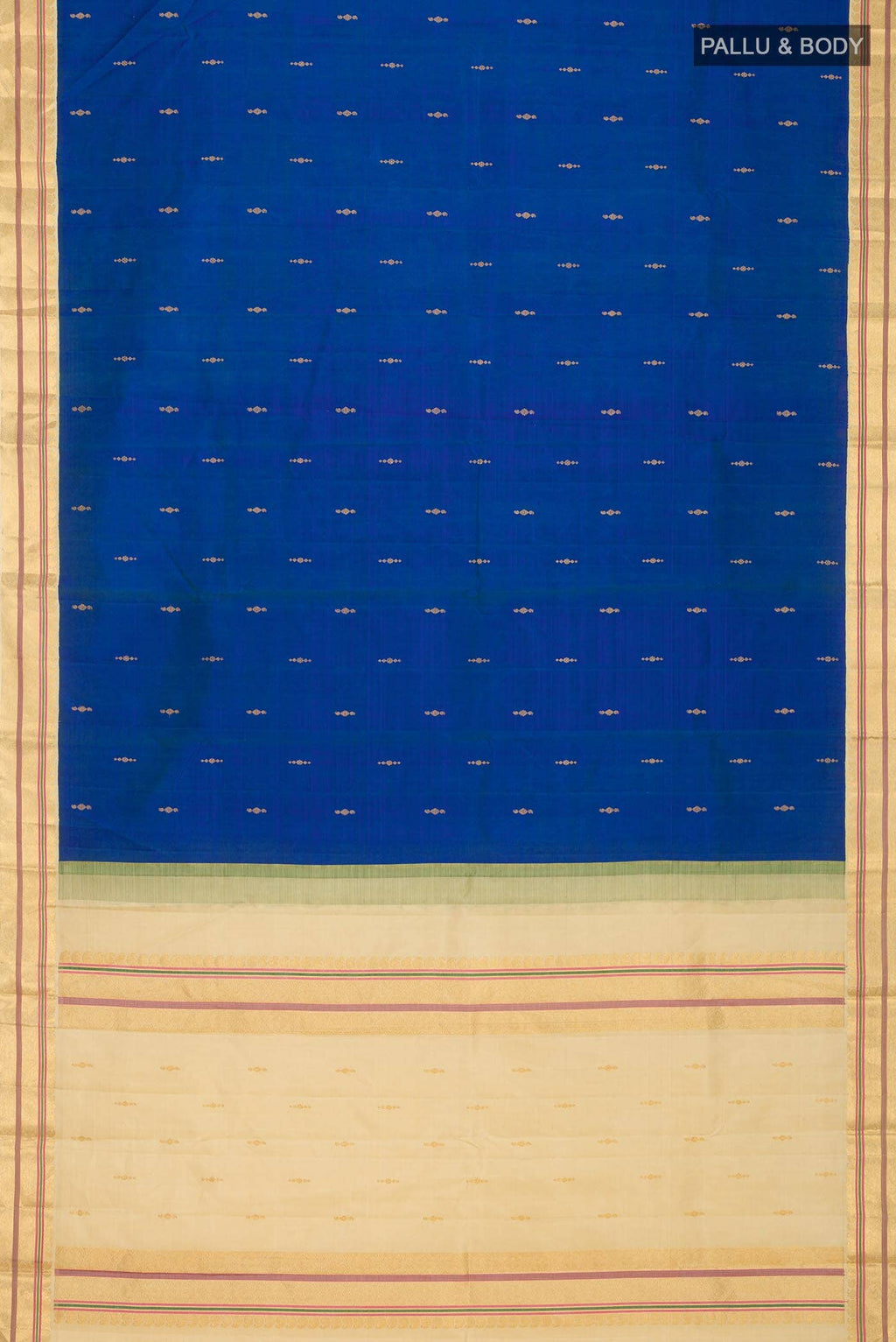 Blue Kanchipuram Silk Saree