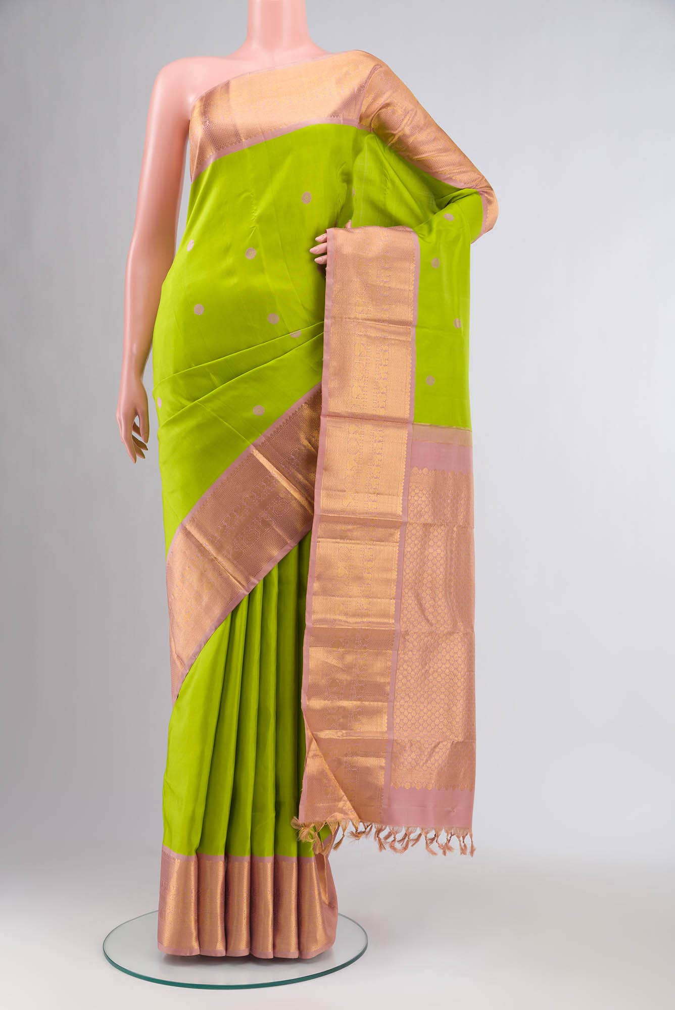 Green Kanchipuram Silk Saree