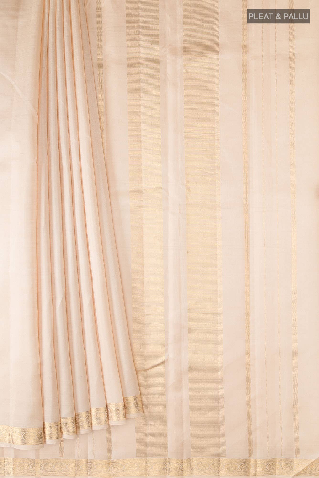 Sandal Kanchipuram Silk Saree