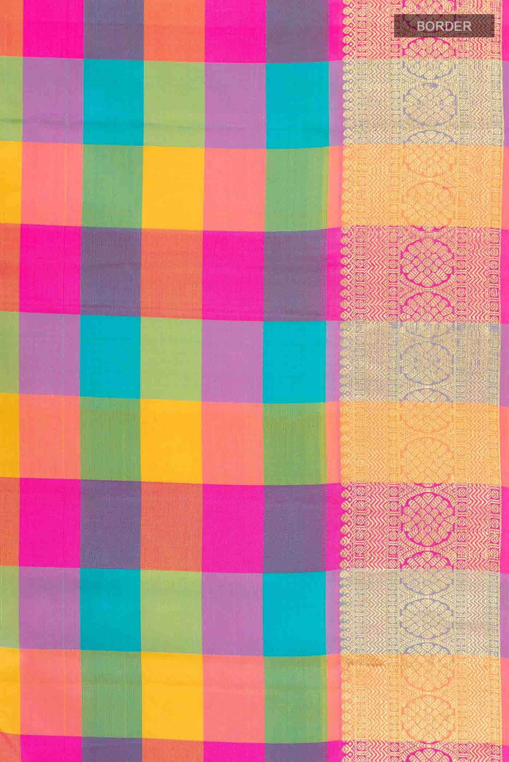 Multi Kanchipuram Silk Saree
