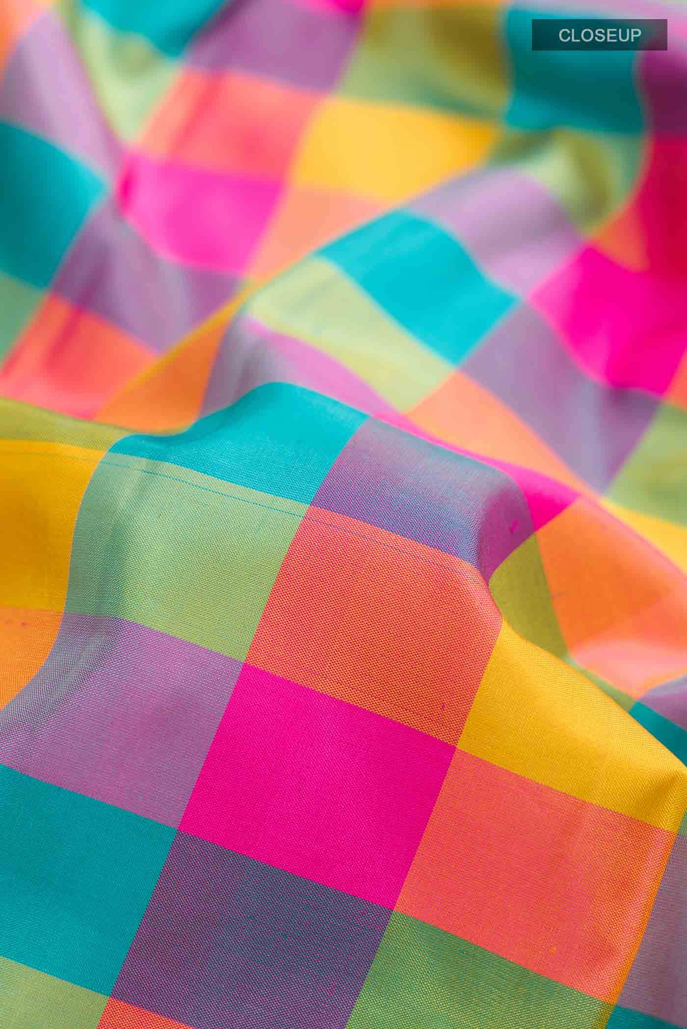 Multi Kanchipuram Silk Saree