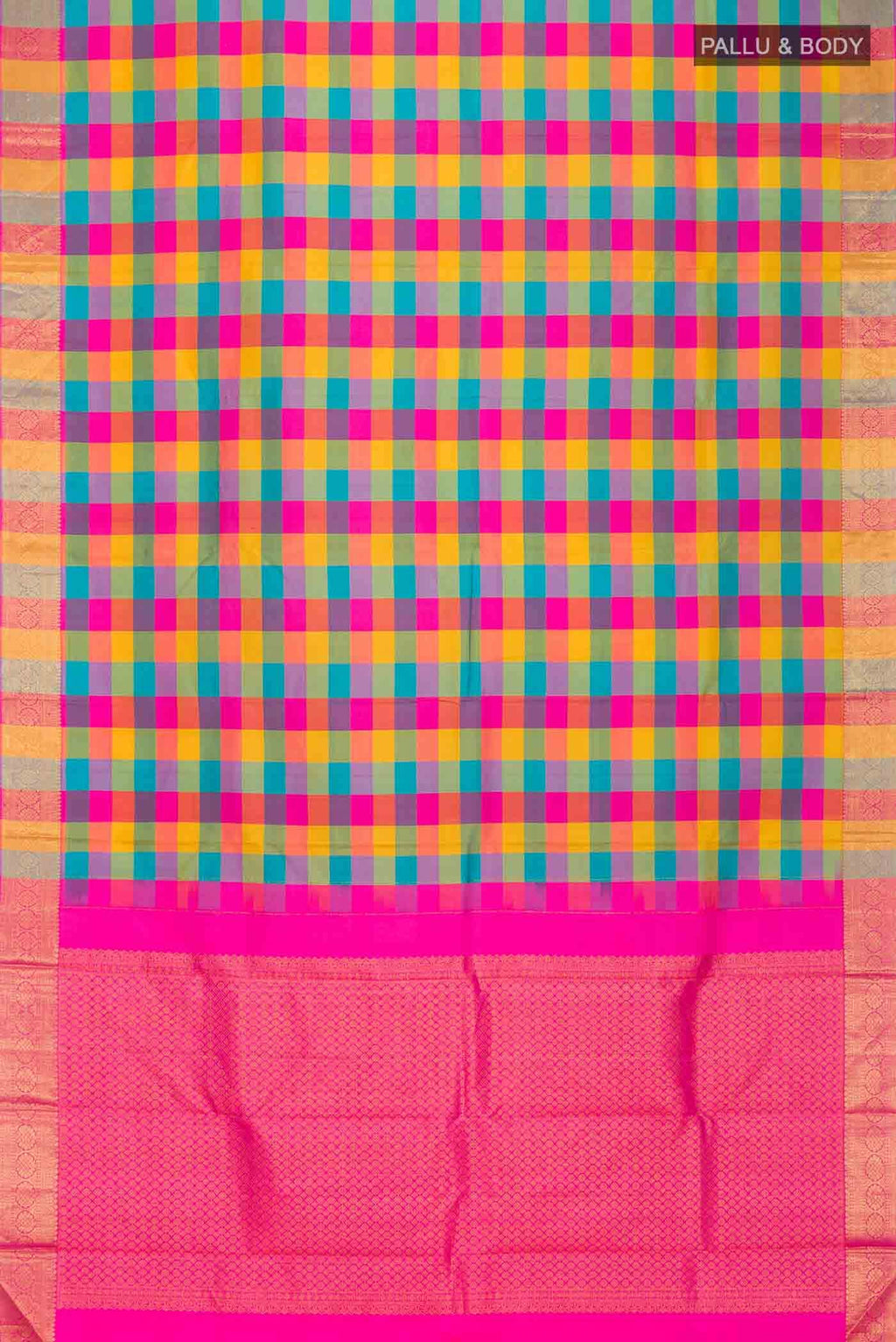 Multi Kanchipuram Silk Saree