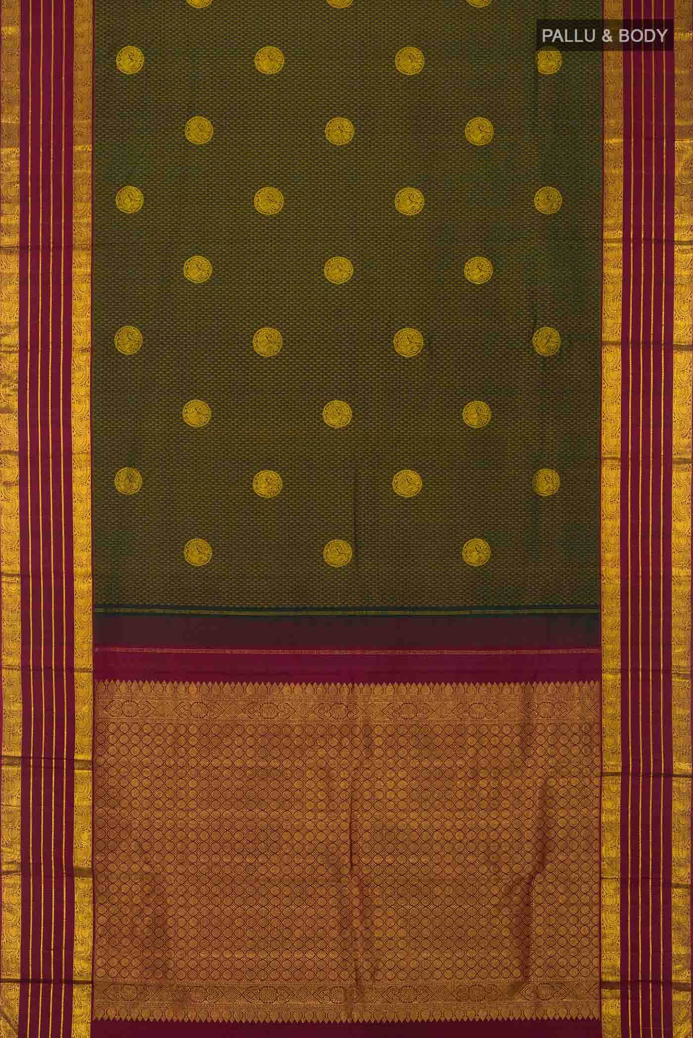 Green Kanchipuram Silk Saree