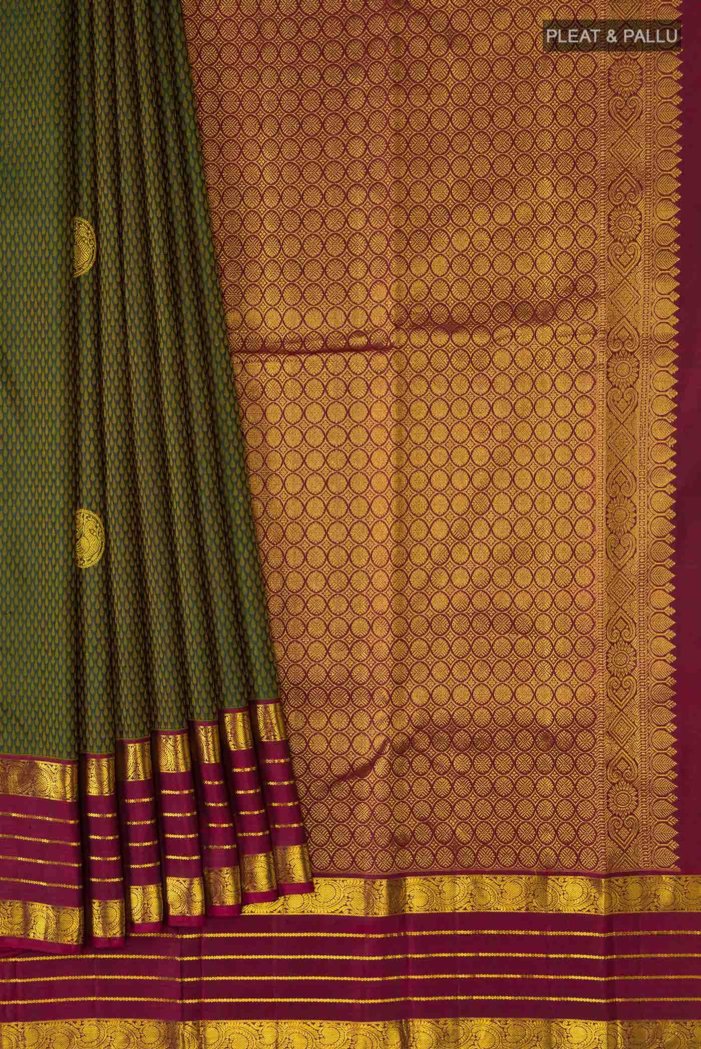 Green Kanchipuram Silk Saree