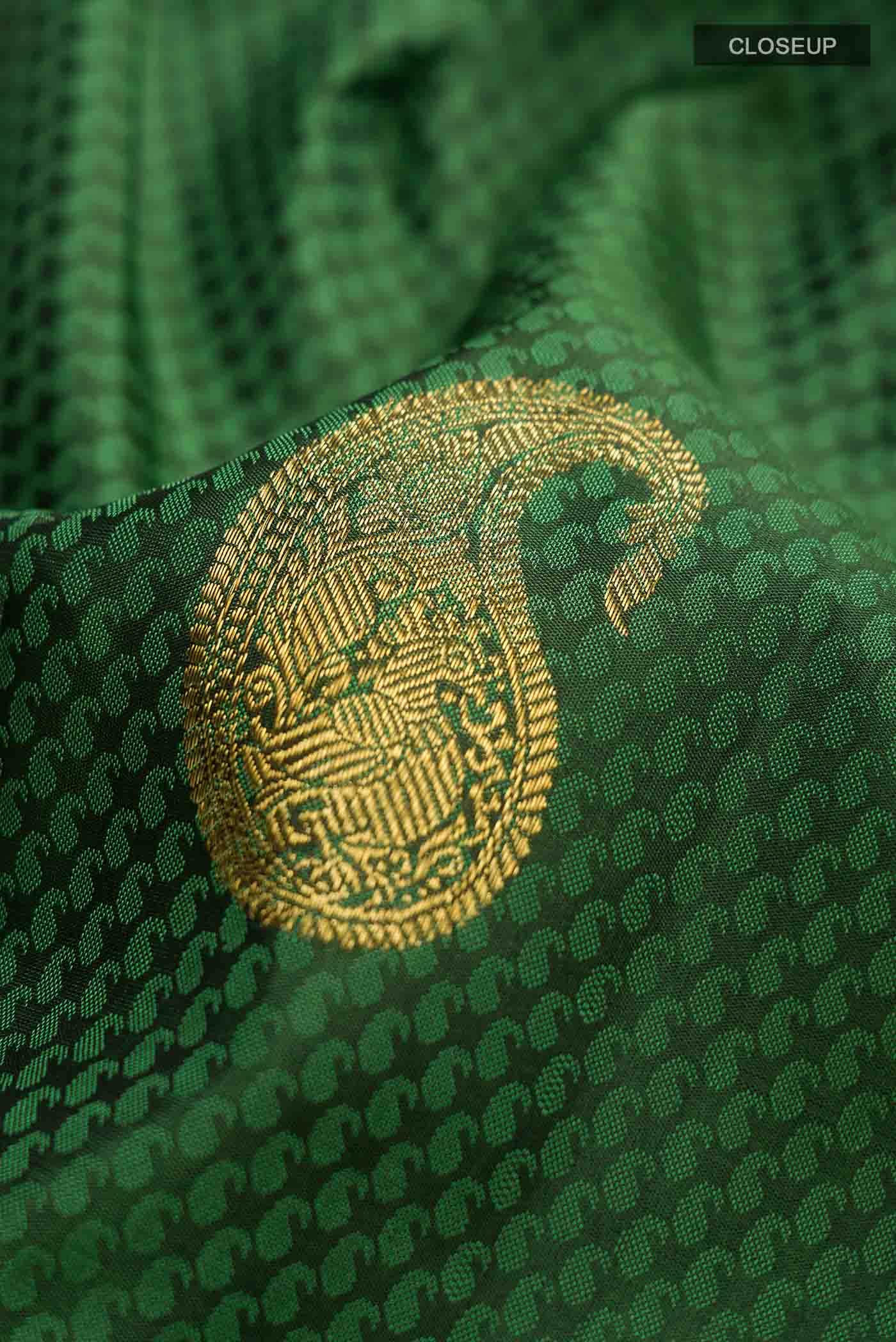 Green Kanchipuram Silk Saree