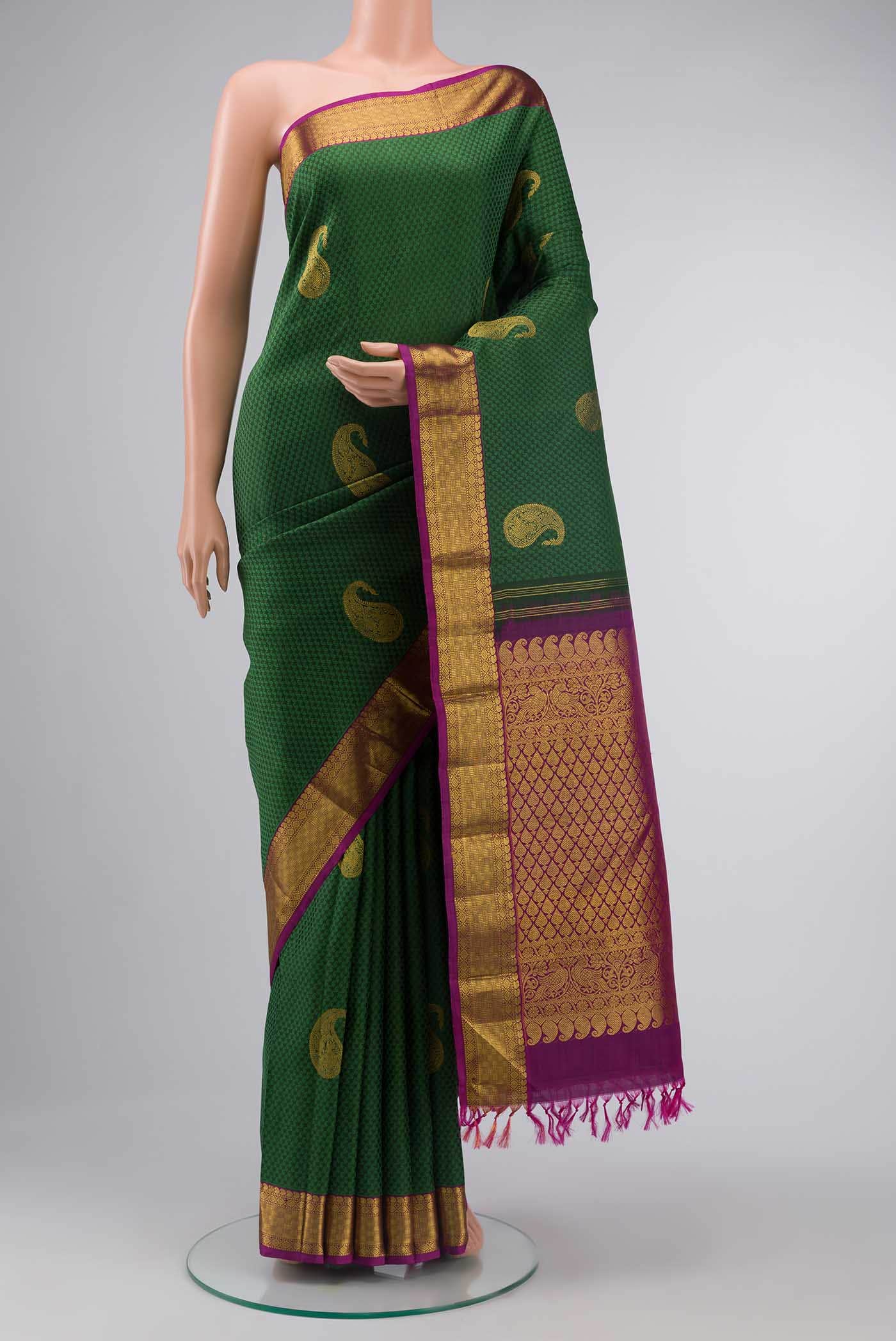 Green Kanchipuram Silk Saree