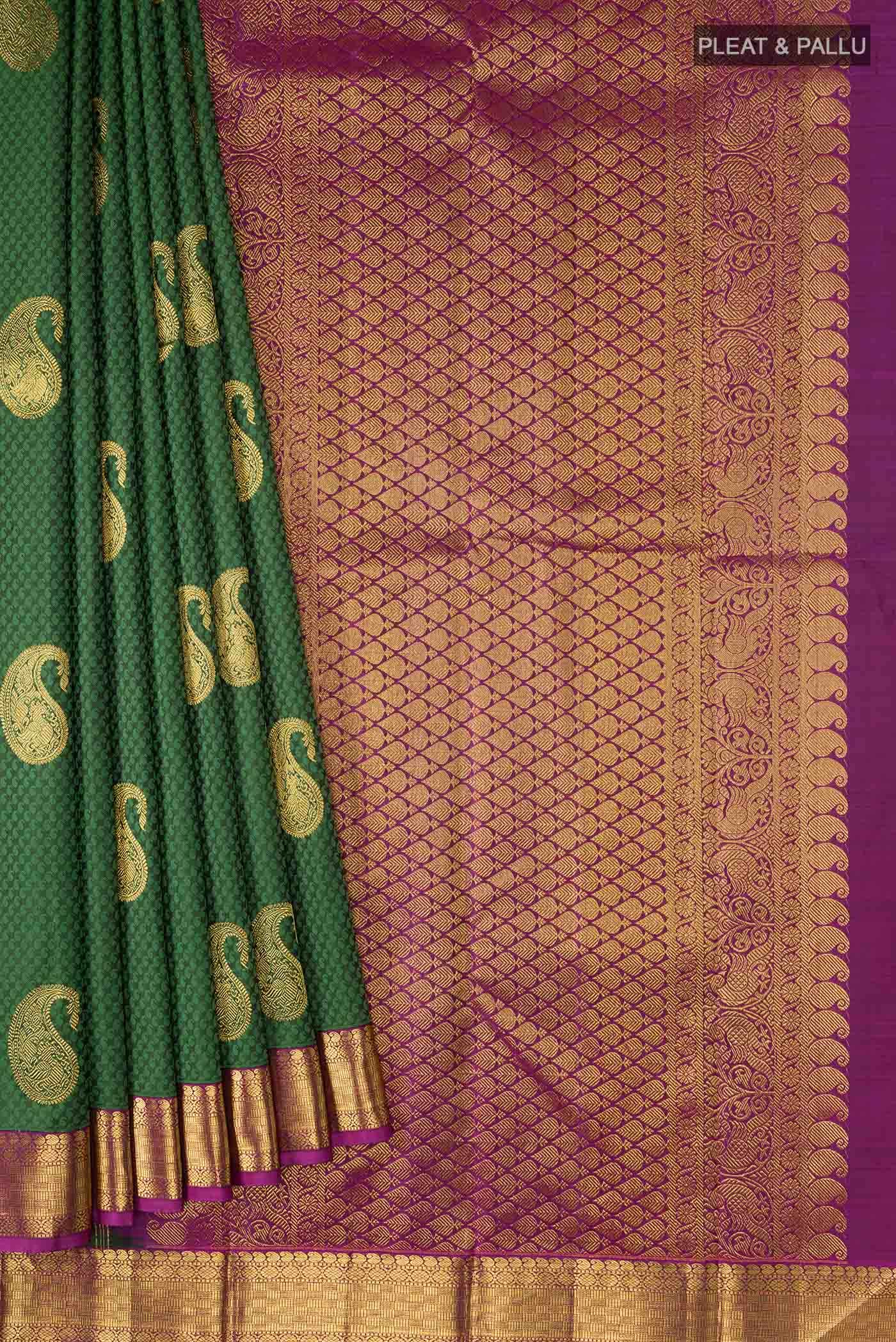 Green Kanchipuram Silk Saree