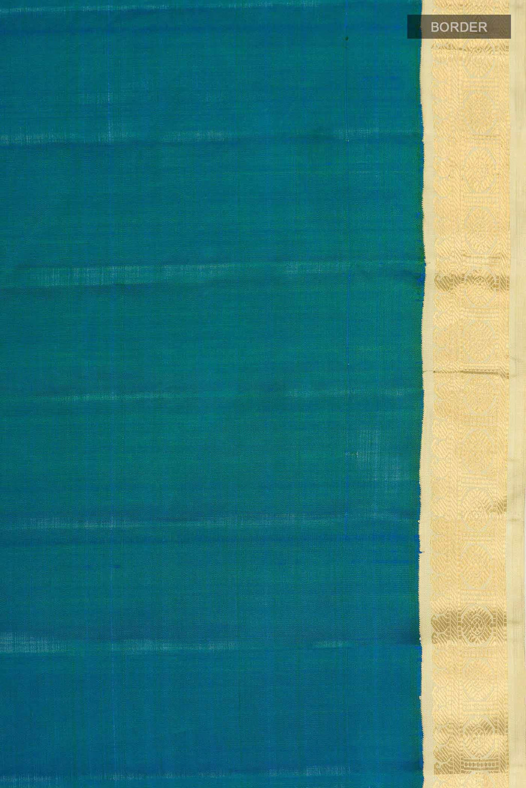 Blue Dual Tone Kanchipuram Silk Saree