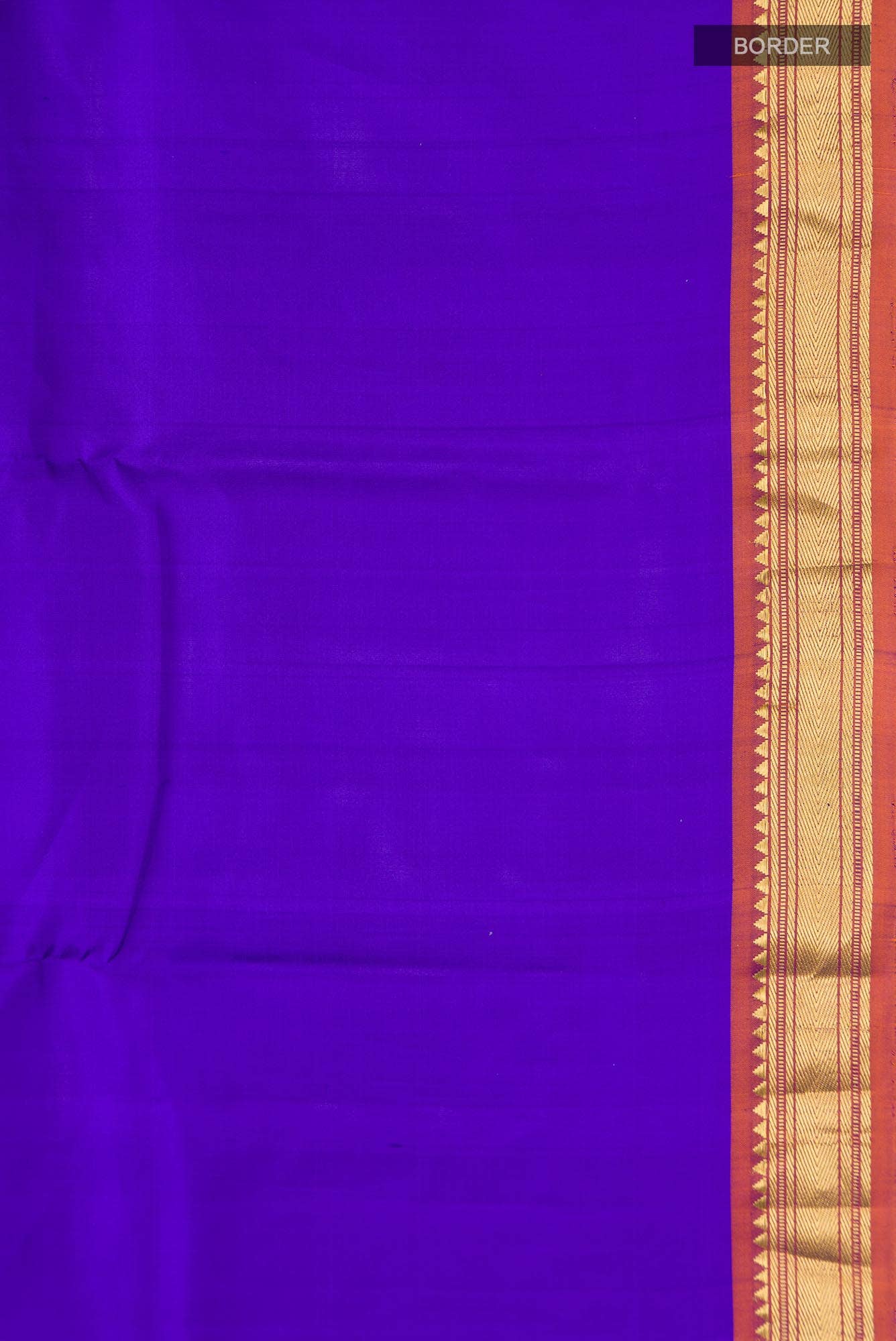 Blue Kanchipuram Silk Saree