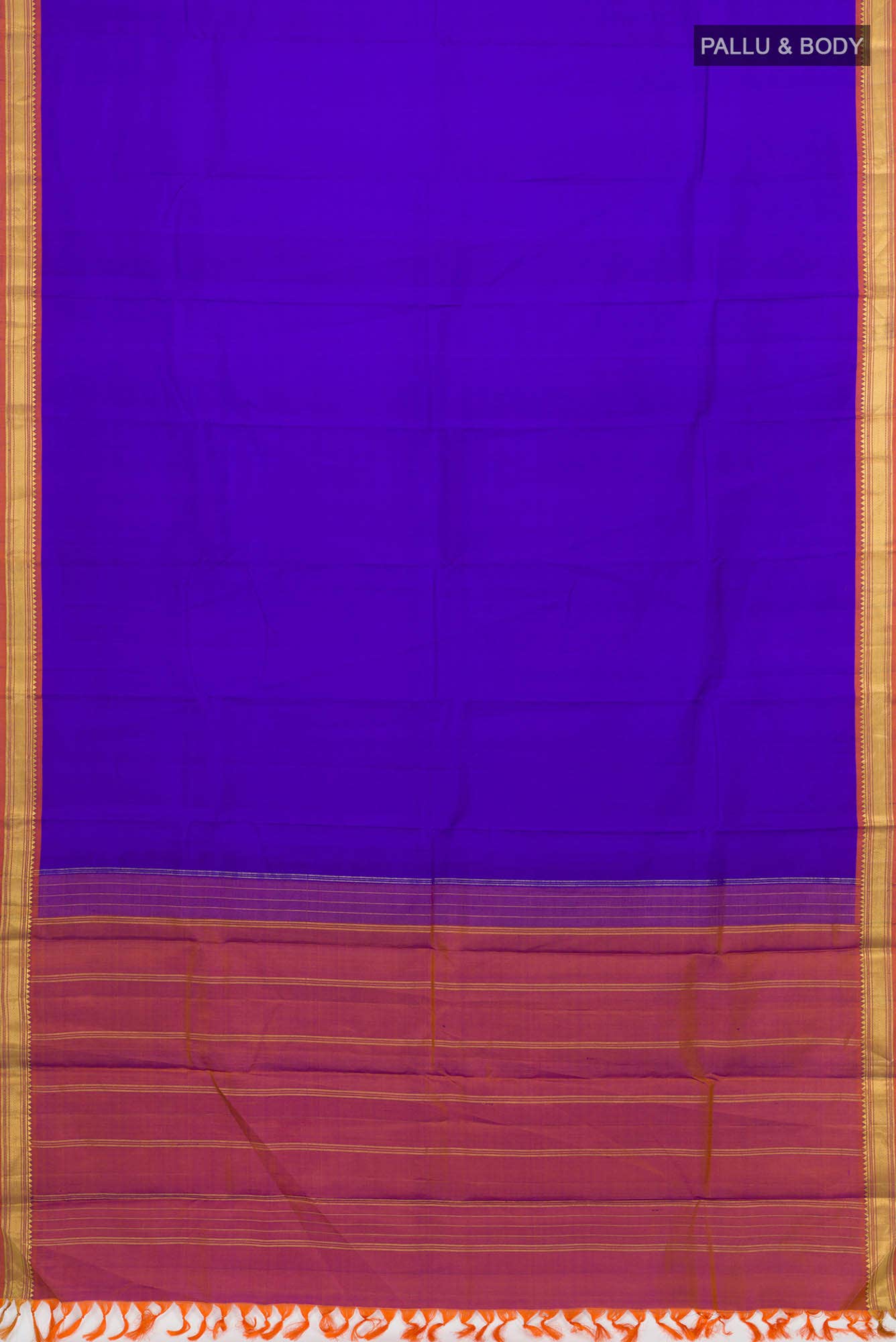 Blue Kanchipuram Silk Saree