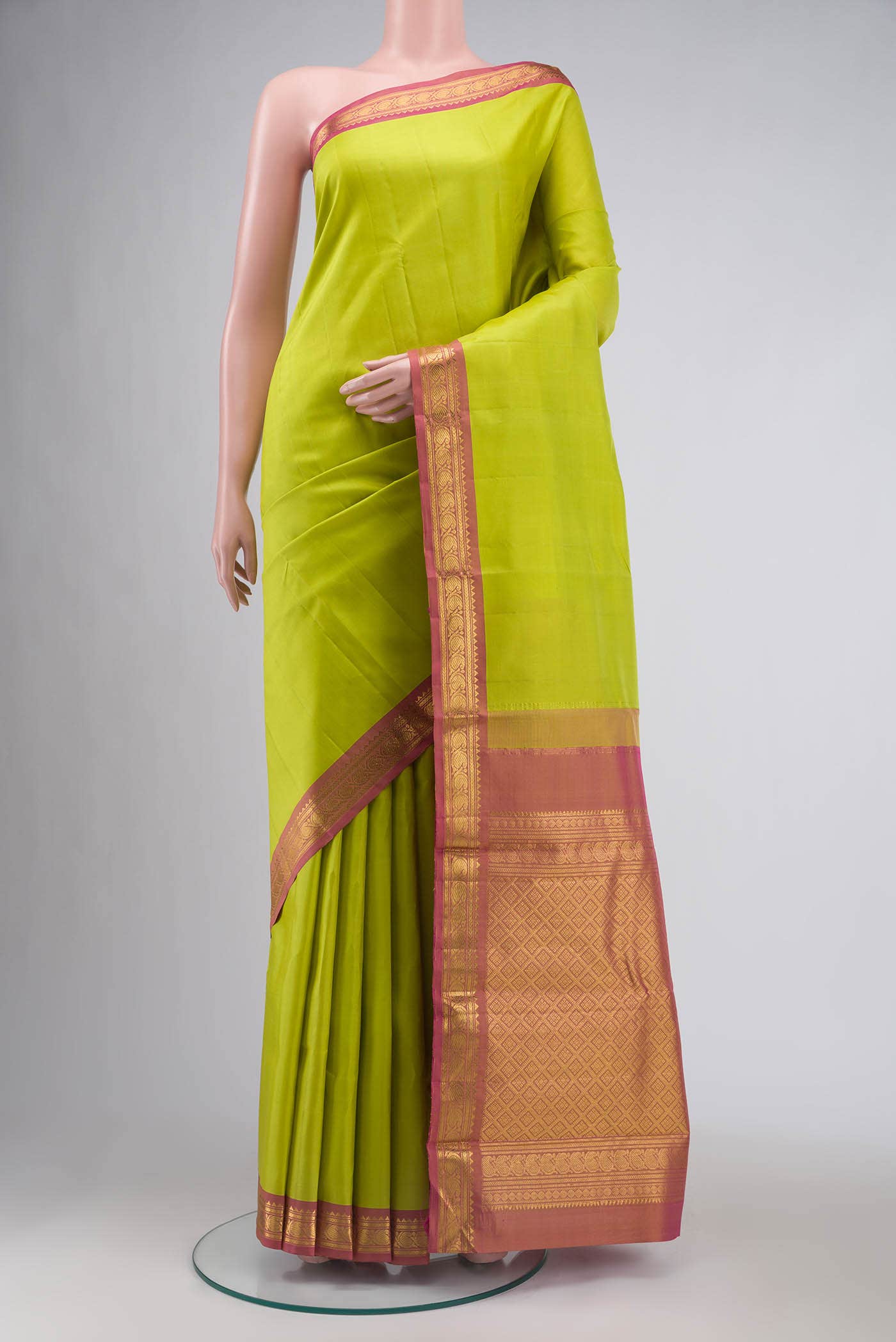 Green Kanchipuram Silk Saree