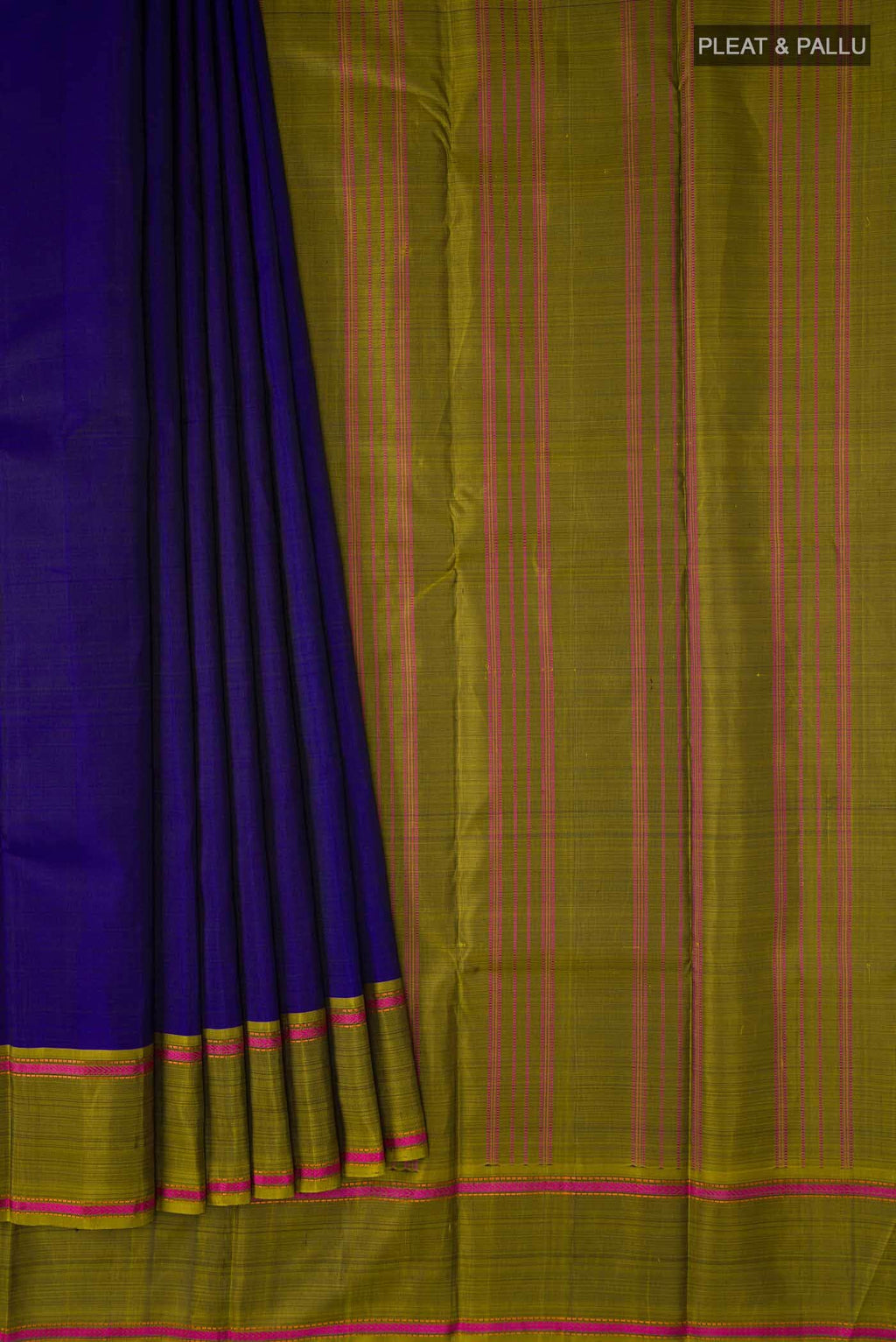 Blue Kanchipuram Silk Saree