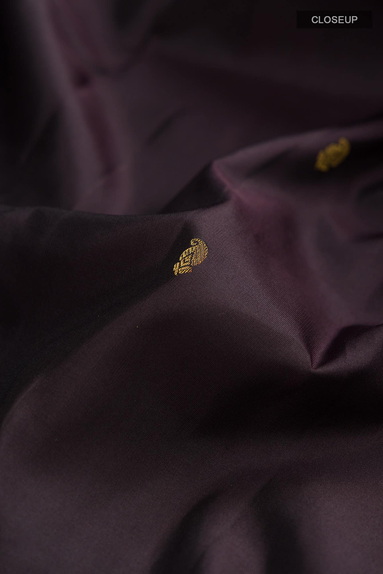 Black Kanchipuram Silk Saree